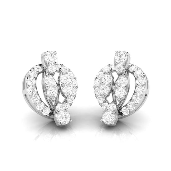Load image into Gallery viewer, Small earrings design Sweep Lab Grown Diamond Earrings Fiona Diamonds
