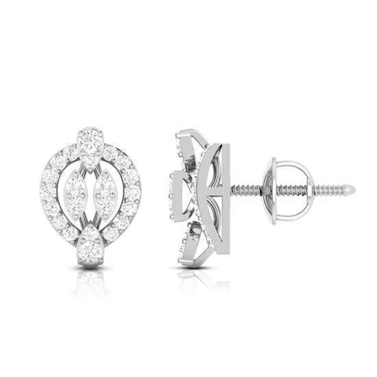 Load image into Gallery viewer, Small earrings design Sweep Lab Grown Diamond Earrings Fiona Diamonds
