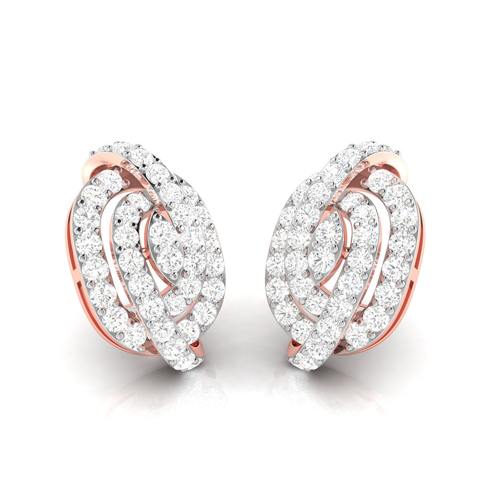 Daily wear earrings design Hawser Lab Grown Diamond Earrings Fiona Diamonds