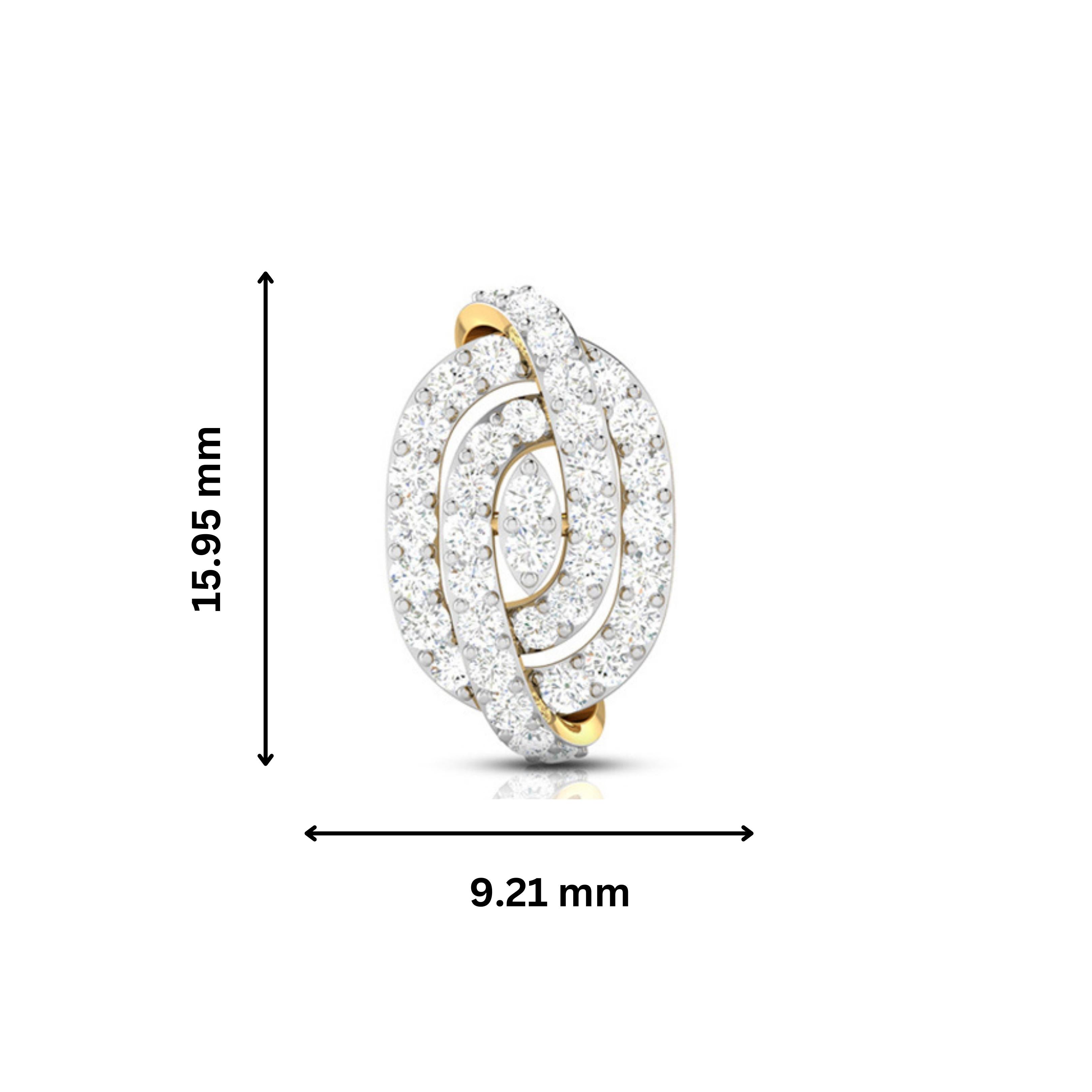 Daily wear earrings design Hawser Lab Grown Diamond Earrings Fiona Diamonds