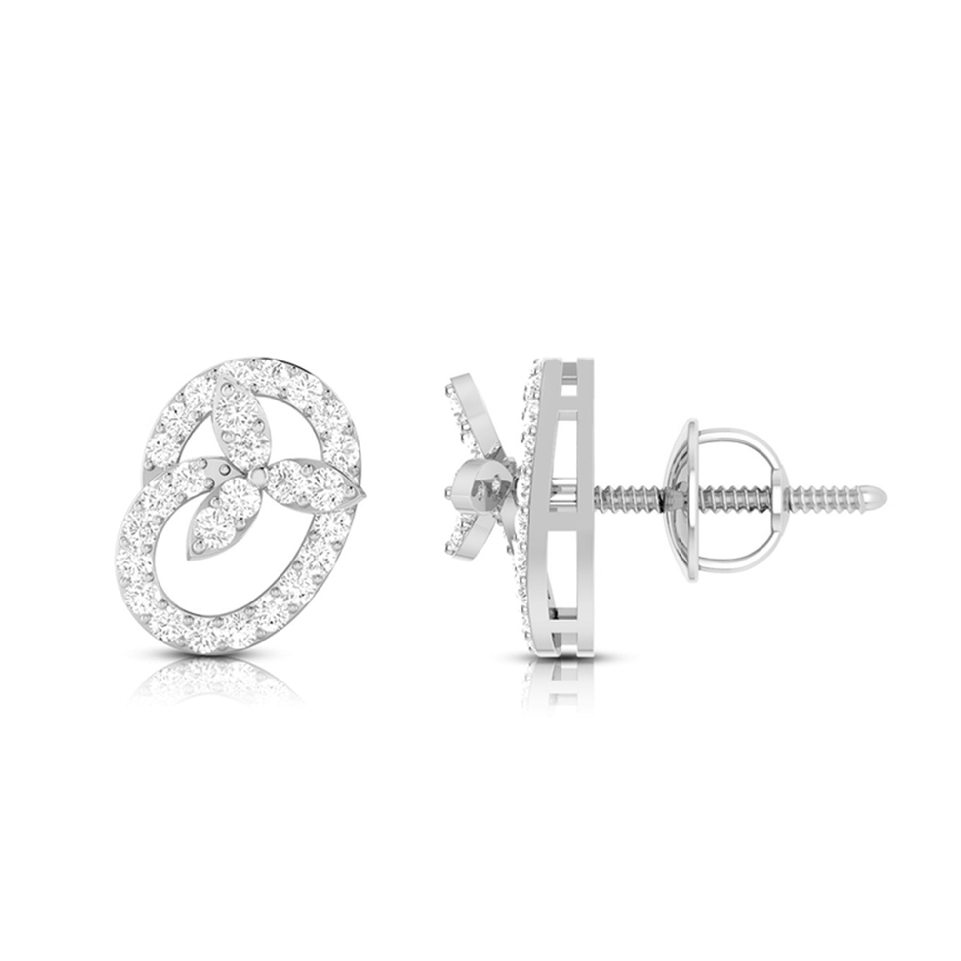 Party wear earrings design Stink Lab Grown Diamond Earrings Fiona Diamonds