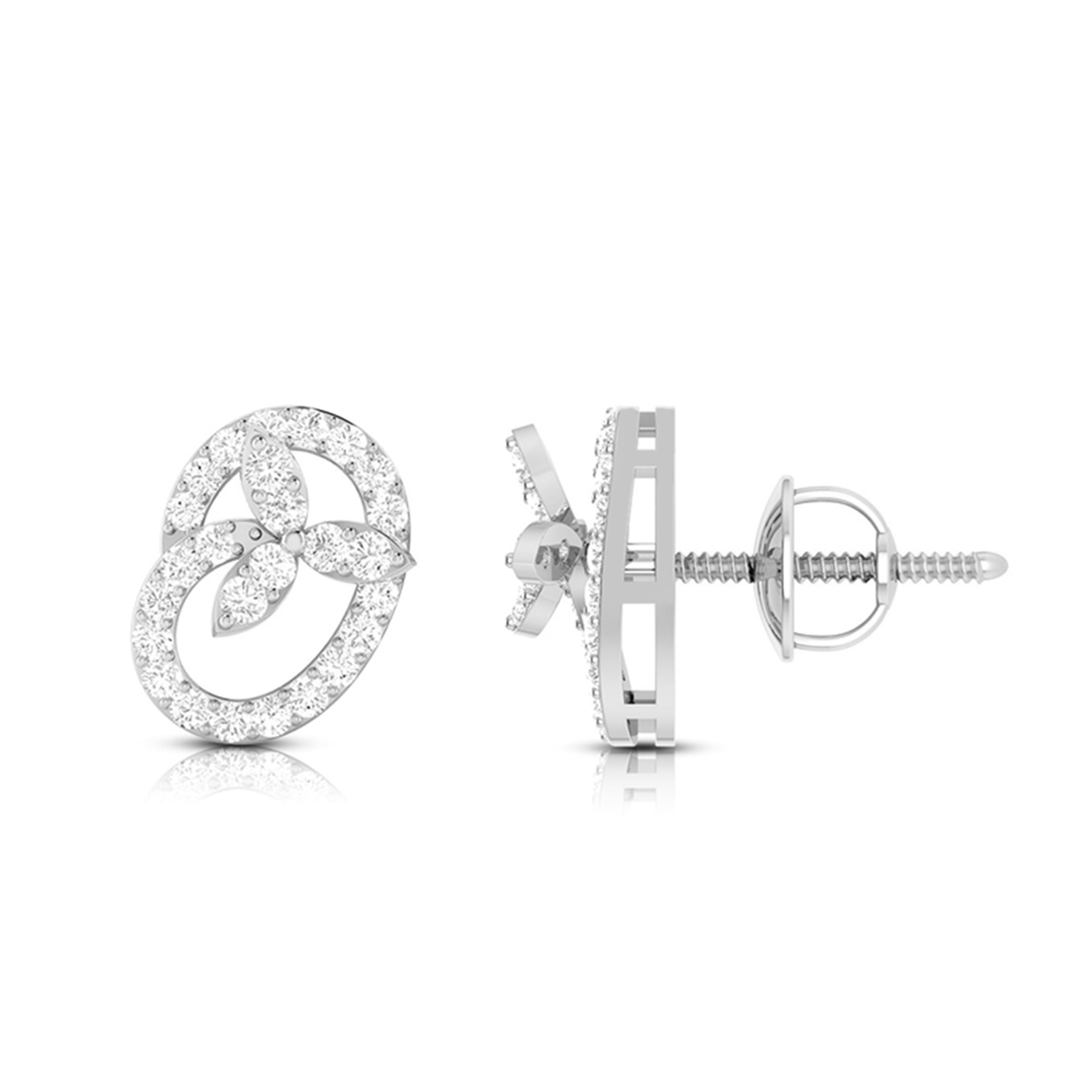 Party wear earrings design Stink Lab Grown Diamond Earrings Fiona Diamonds