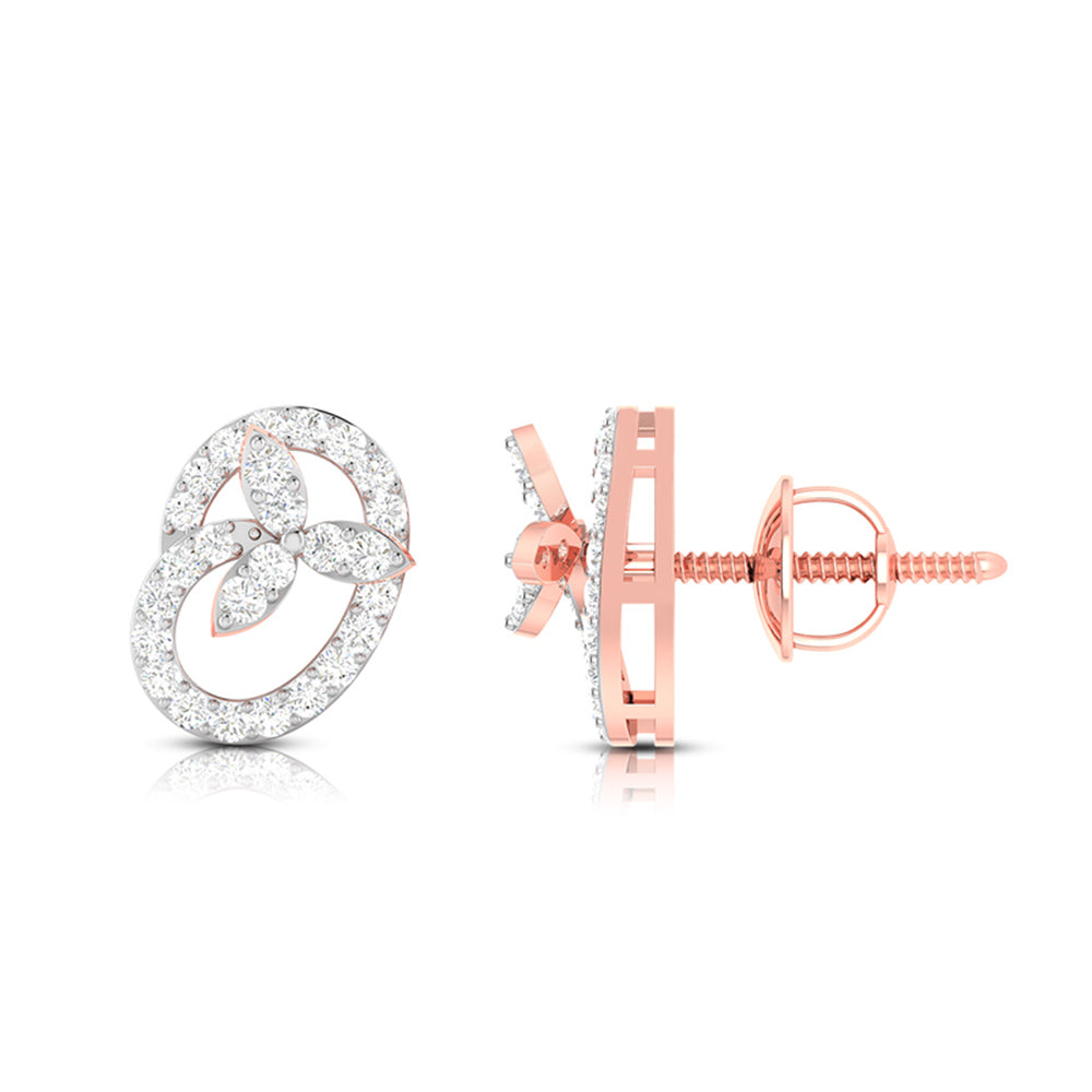 Party wear earrings design Stink Lab Grown Diamond Earrings Fiona Diamonds