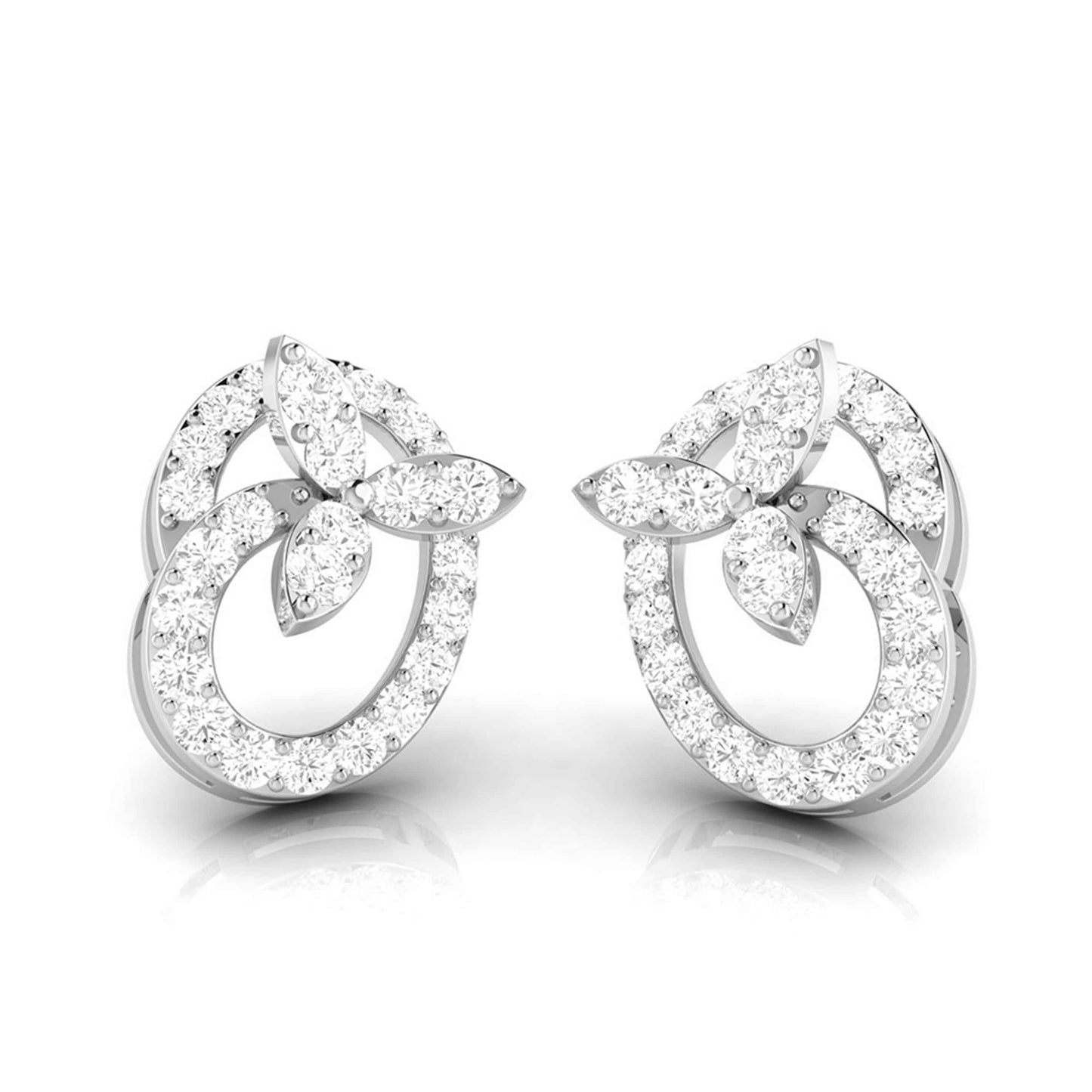 Load image into Gallery viewer, Party wear earrings design Stink Lab Grown Diamond Earrings Fiona Diamonds
