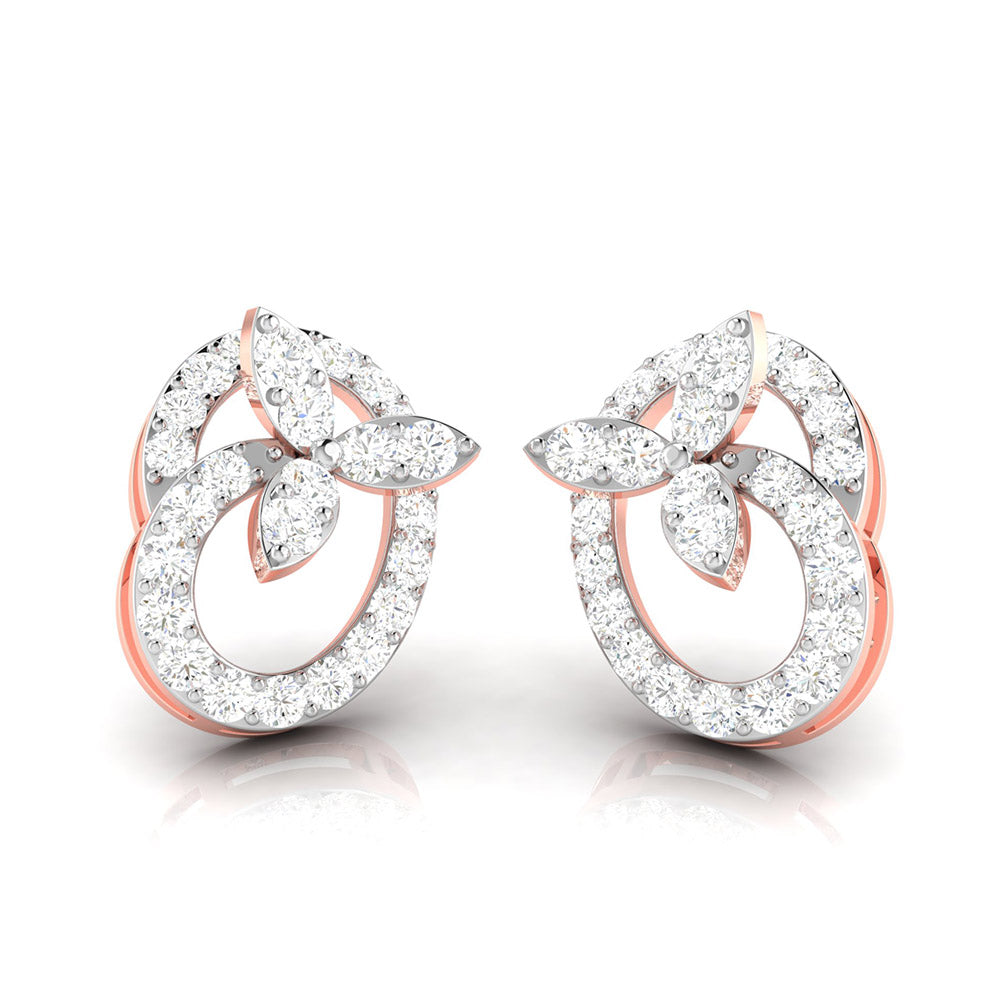 Party wear earrings design Stink Lab Grown Diamond Earrings Fiona Diamonds