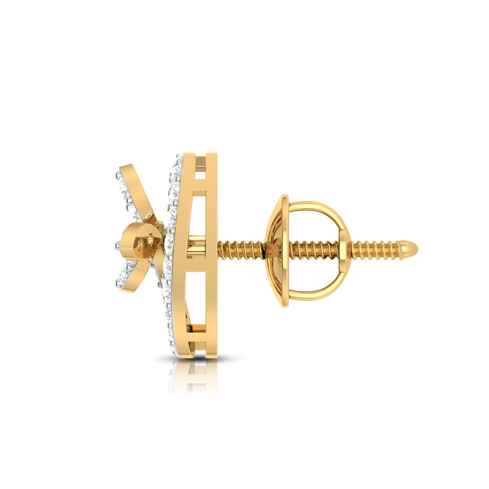 Party wear earrings design Stink Lab Grown Diamond Earrings Fiona Diamonds