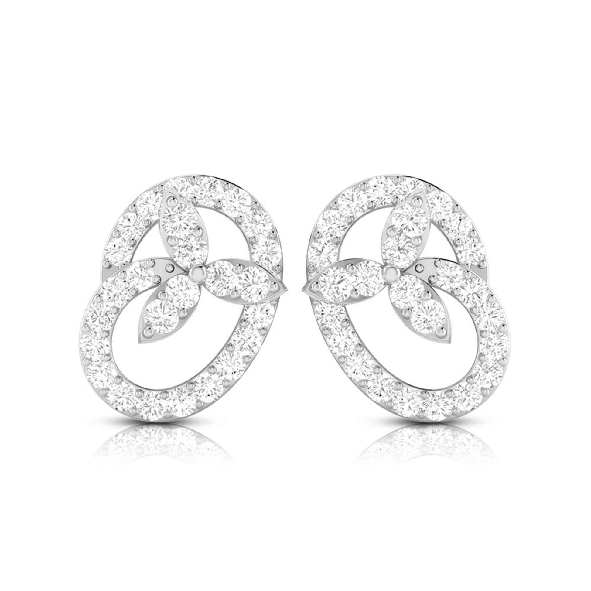Party wear earrings design Stink Lab Grown Diamond Earrings Fiona Diamonds