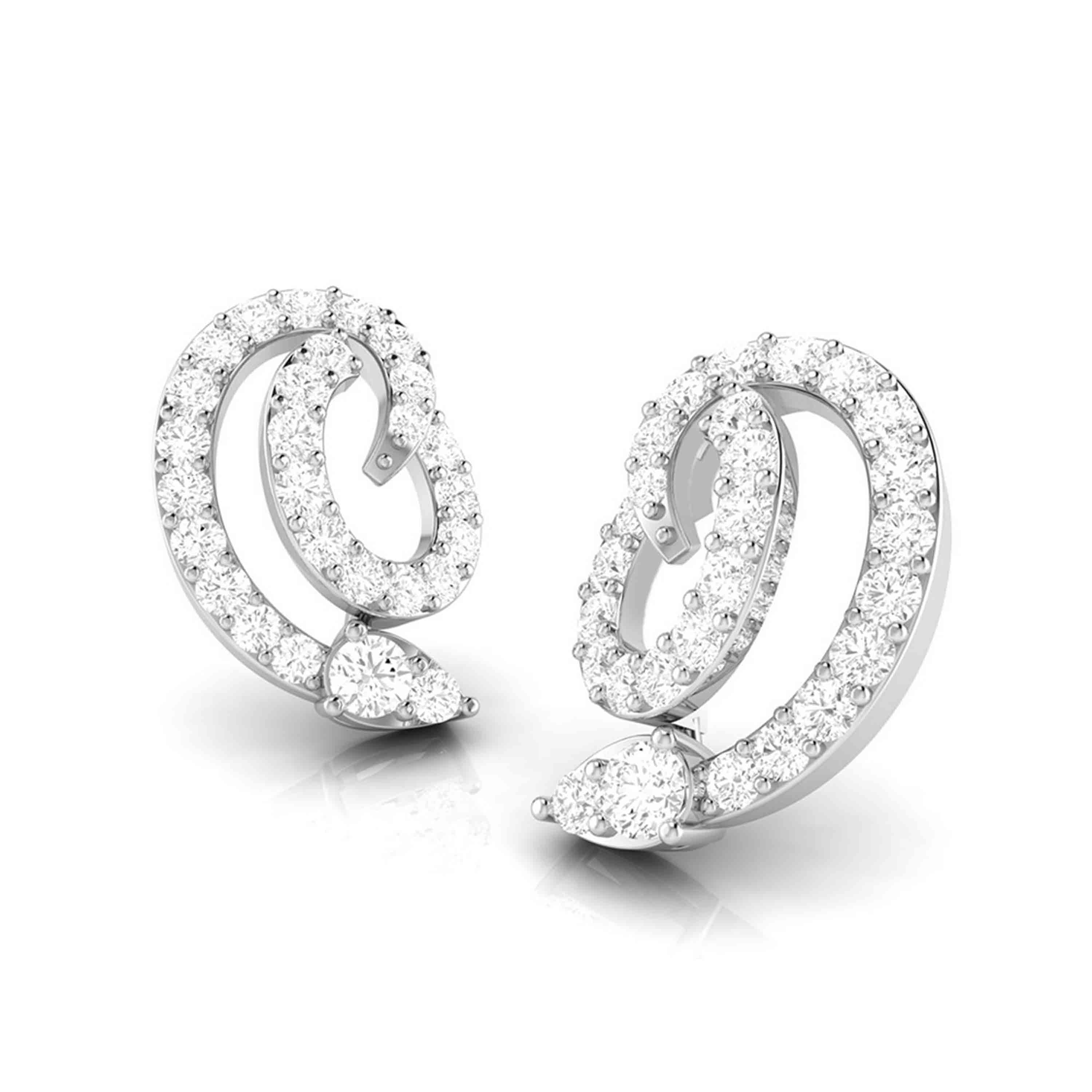 Designer earrings collection Intellectual Lab Grown Diamond Earrings Fiona Diamonds