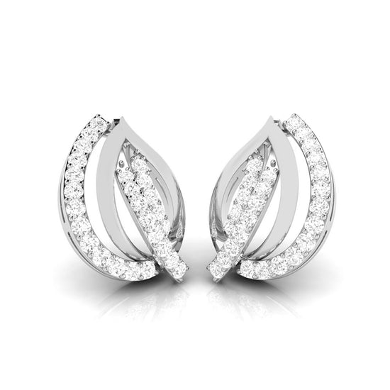 Daily wear earrings design Allotrope Lab Grown Diamond Earrings Fiona Diamonds