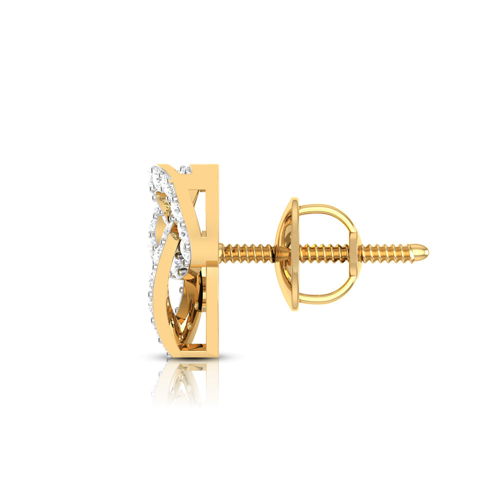 Latest earrings design Bizarre Lab Grown Diamond Earrings Fiona Diamonds