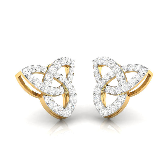 Latest earrings design Bizarre Lab Grown Diamond Earrings Fiona Diamonds
