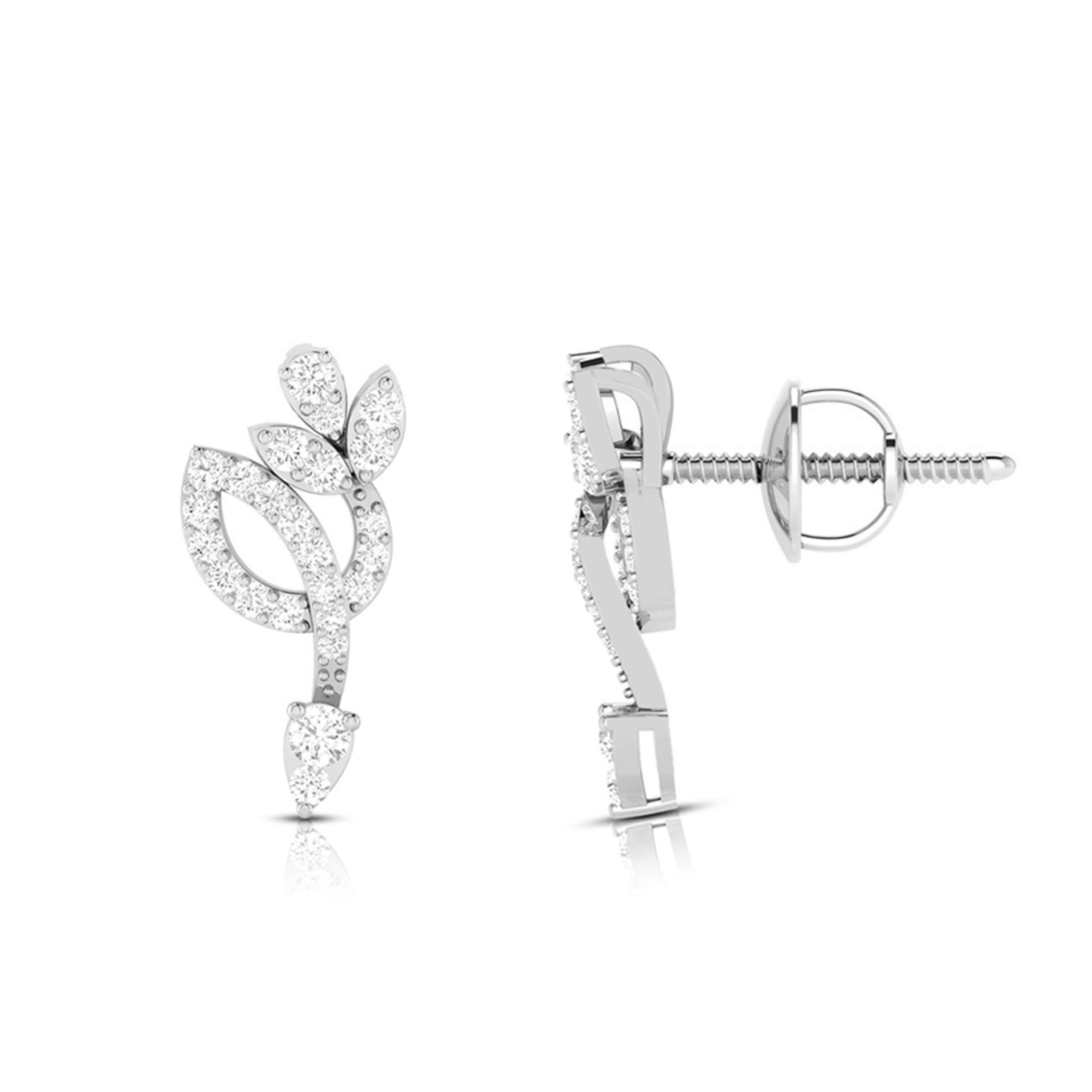 Small earrings design Anomalous Lab Grown Diamond Earrings Fiona Diamonds