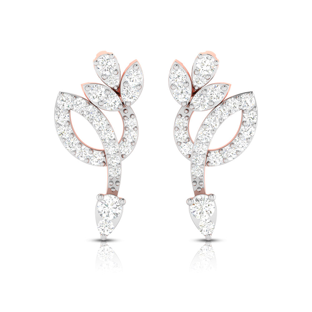 Small earrings design Anomalous Lab Grown Diamond Earrings Fiona Diamonds