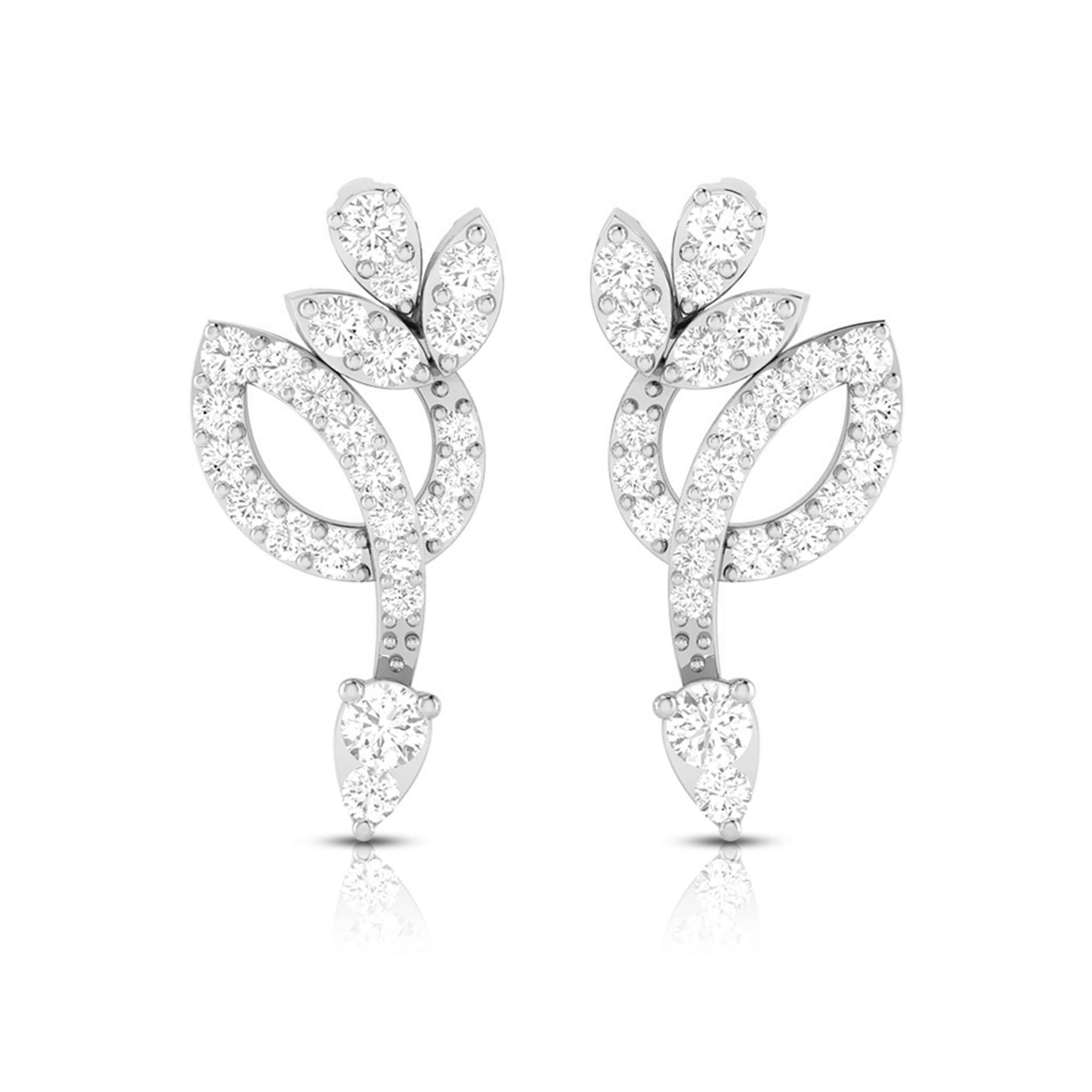 Small earrings design Anomalous Lab Grown Diamond Earrings Fiona Diamonds