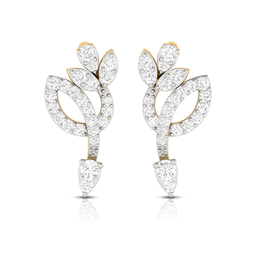 Small earrings design Anomalous Lab Grown Diamond Earrings Fiona Diamonds