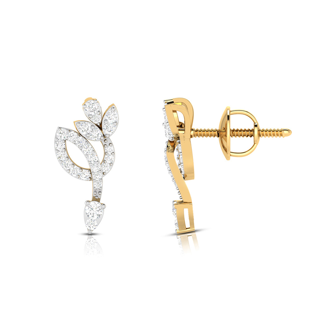 Small earrings design Anomalous Lab Grown Diamond Earrings Fiona Diamonds
