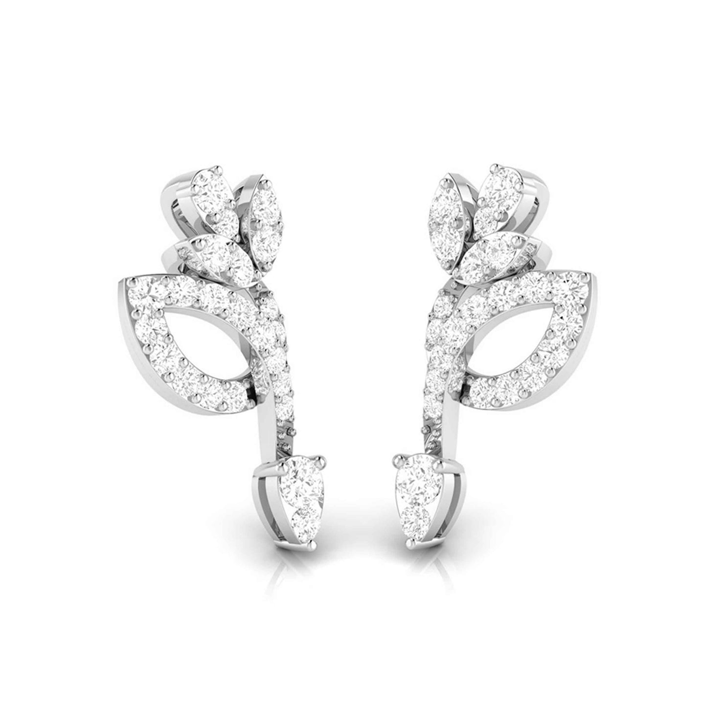Small earrings design Anomalous Lab Grown Diamond Earrings Fiona Diamonds