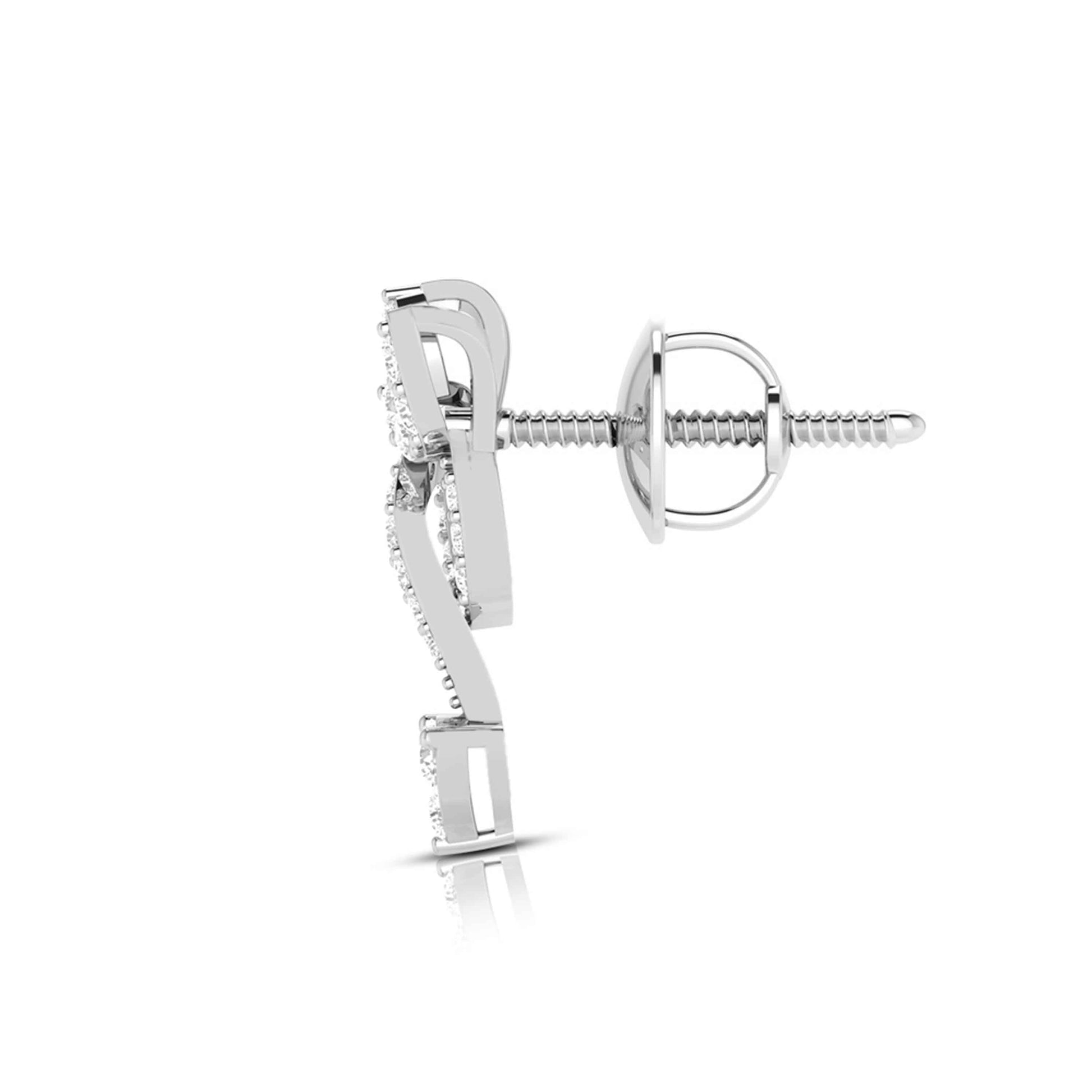 Small earrings design Anomalous Lab Grown Diamond Earrings Fiona Diamonds