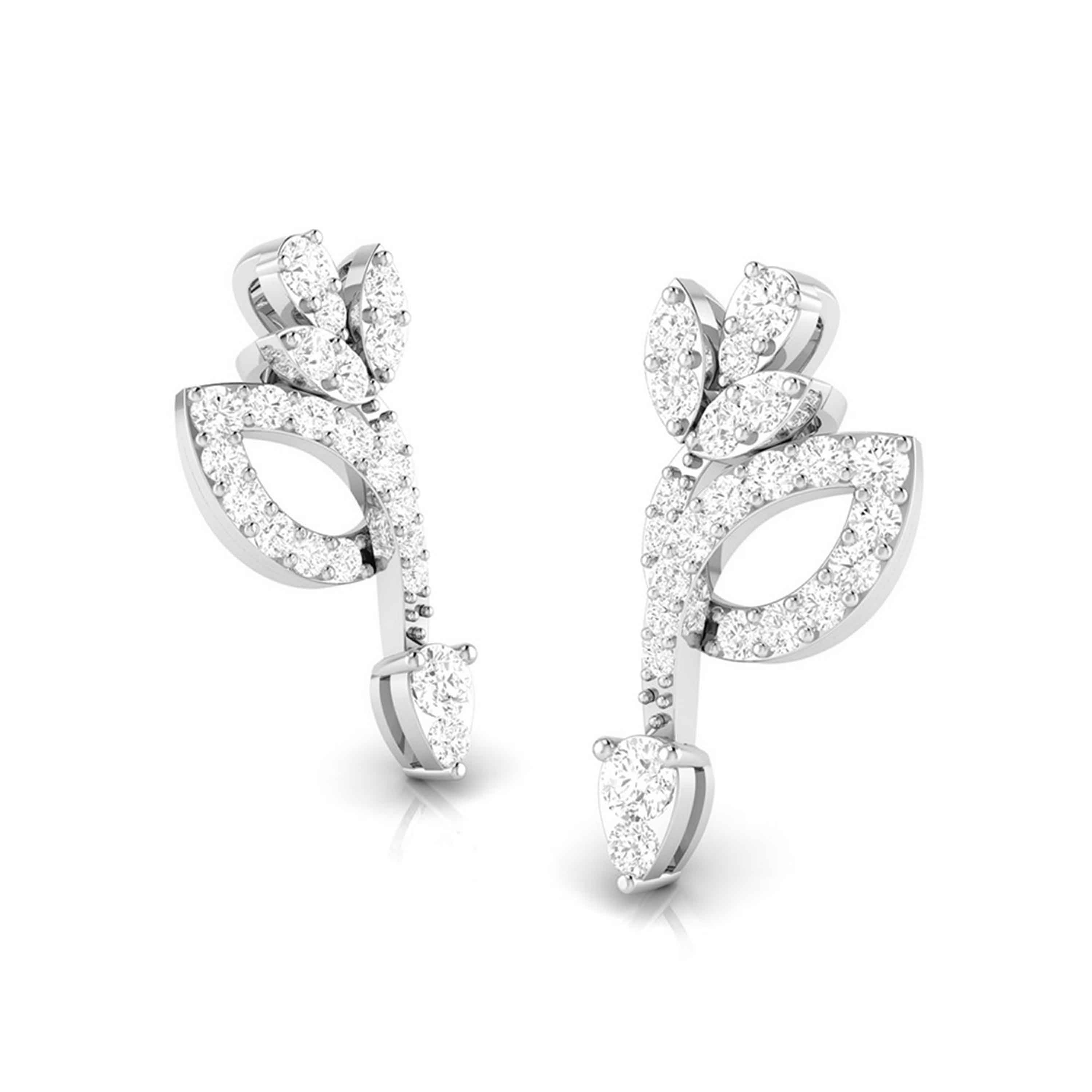 Small earrings design Anomalous Lab Grown Diamond Earrings Fiona Diamonds