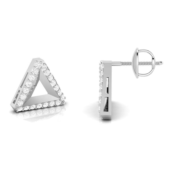 Small earrings design Tarragon Lab Grown Diamond Earrings Fiona Diamonds