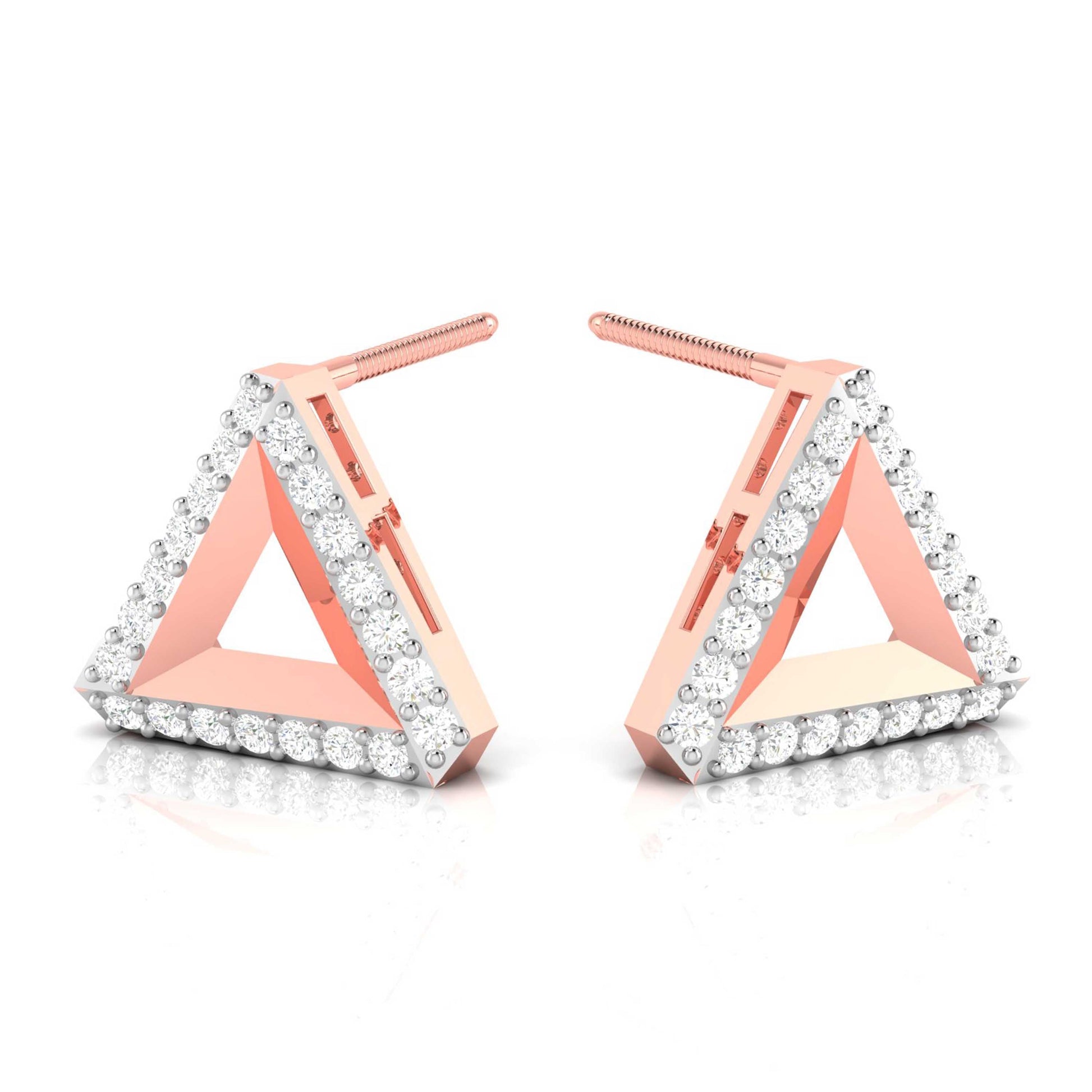 Small earrings design Tarragon Lab Grown Diamond Earrings Fiona Diamonds