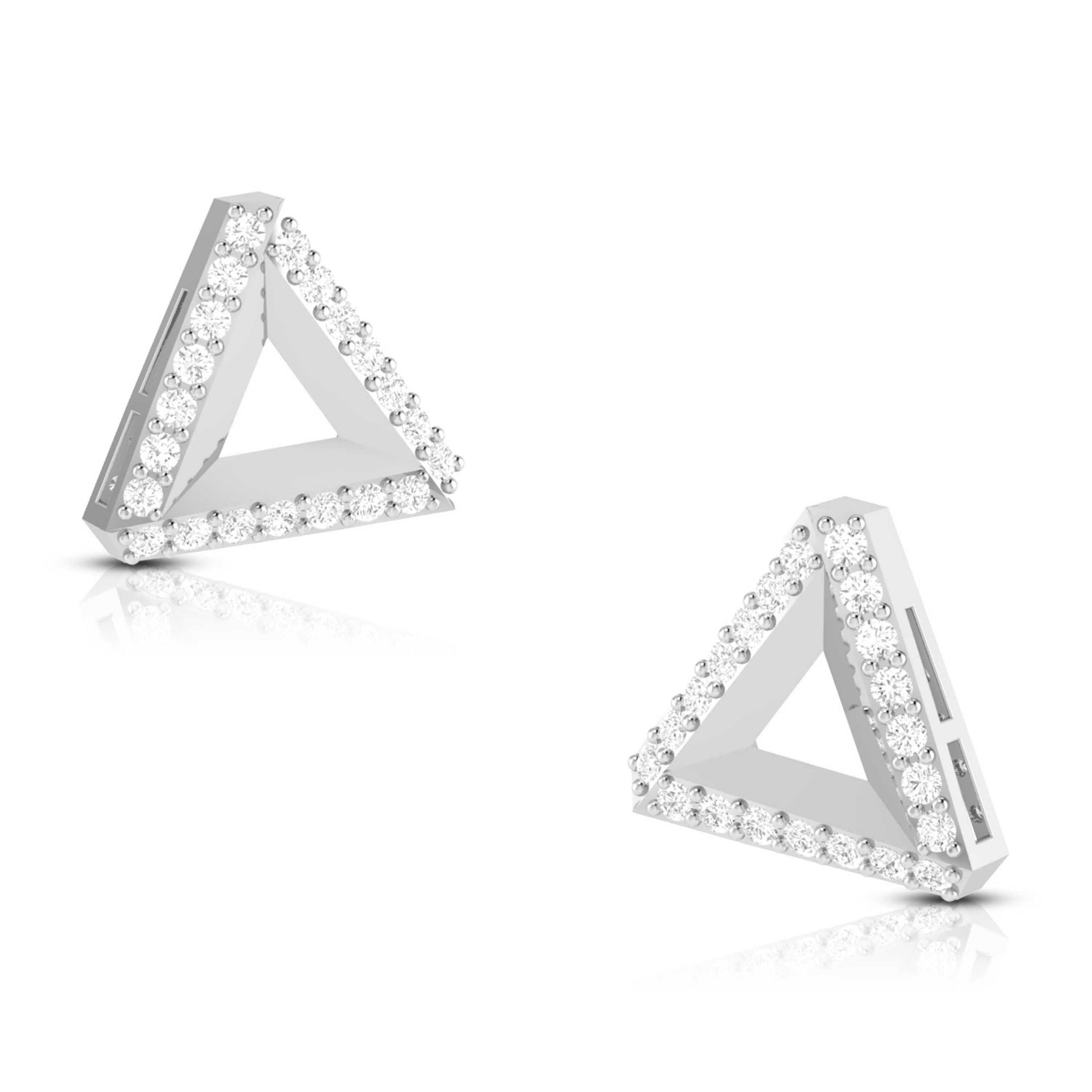Small earrings design Tarragon Lab Grown Diamond Earrings Fiona Diamonds