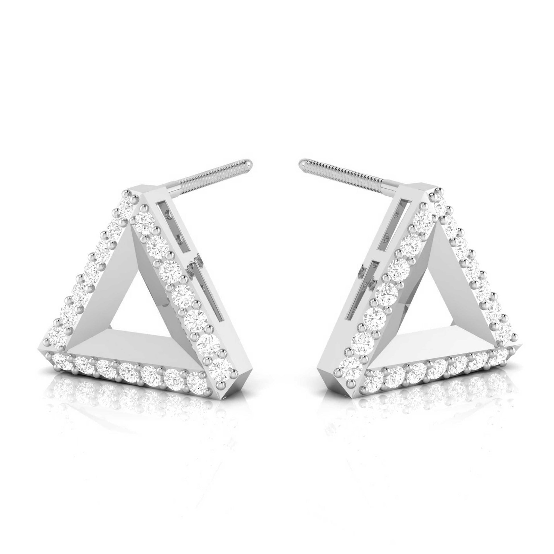 Small earrings design Tarragon Lab Grown Diamond Earrings Fiona Diamonds