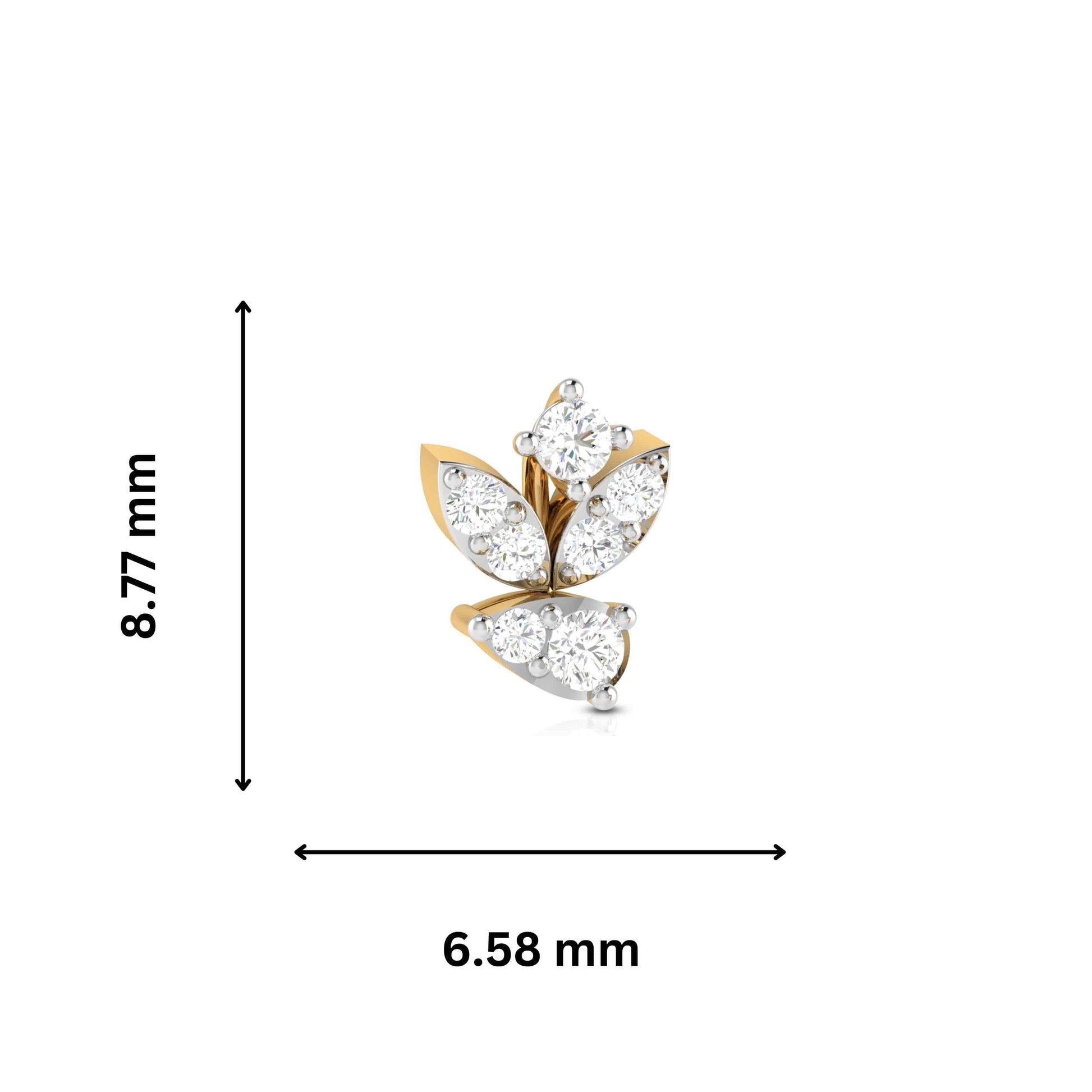 Daily wear earrings design Wily Lab Grown Diamond Earrings Fiona Diamonds
