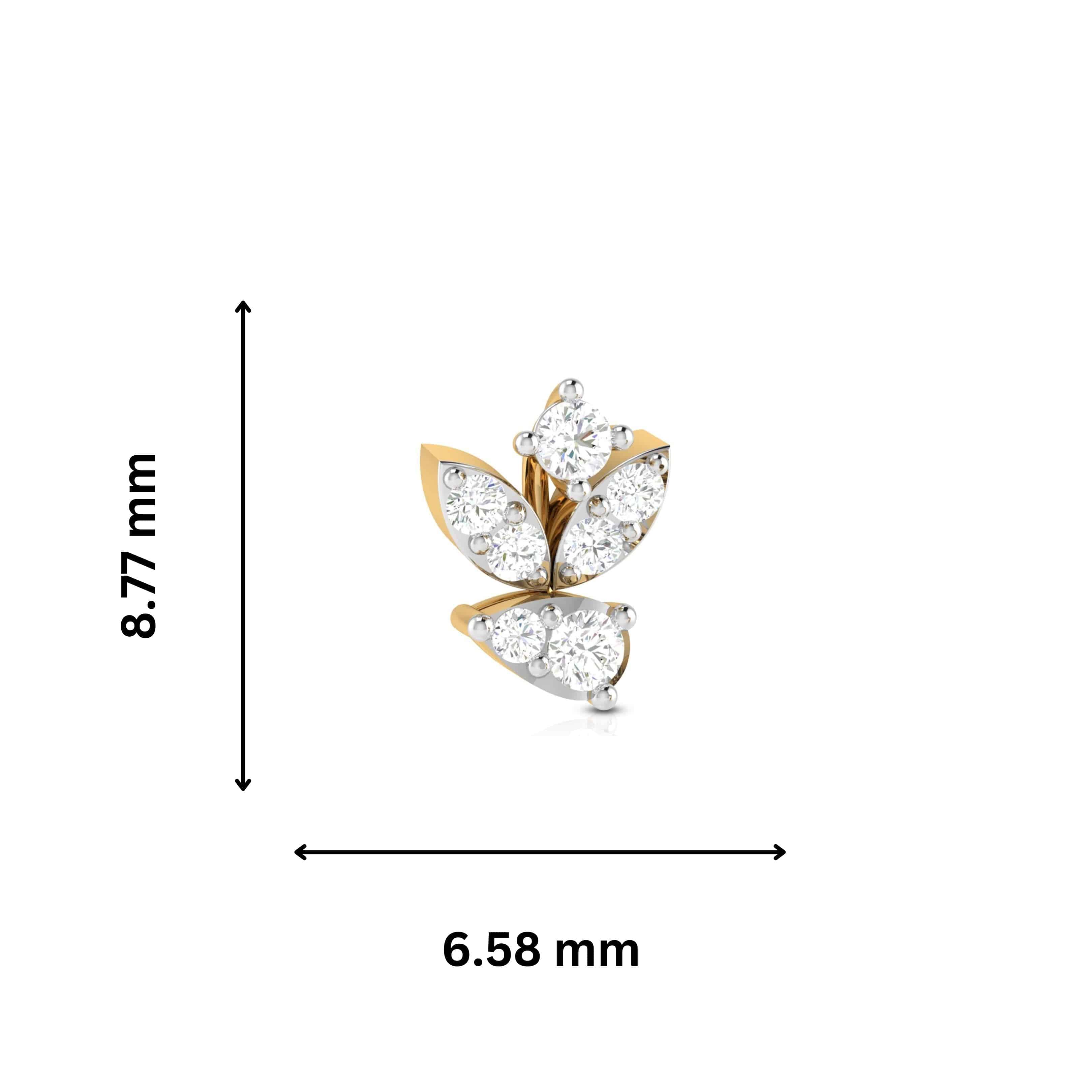 Daily wear earrings design Wily Lab Grown Diamond Earrings Fiona Diamonds