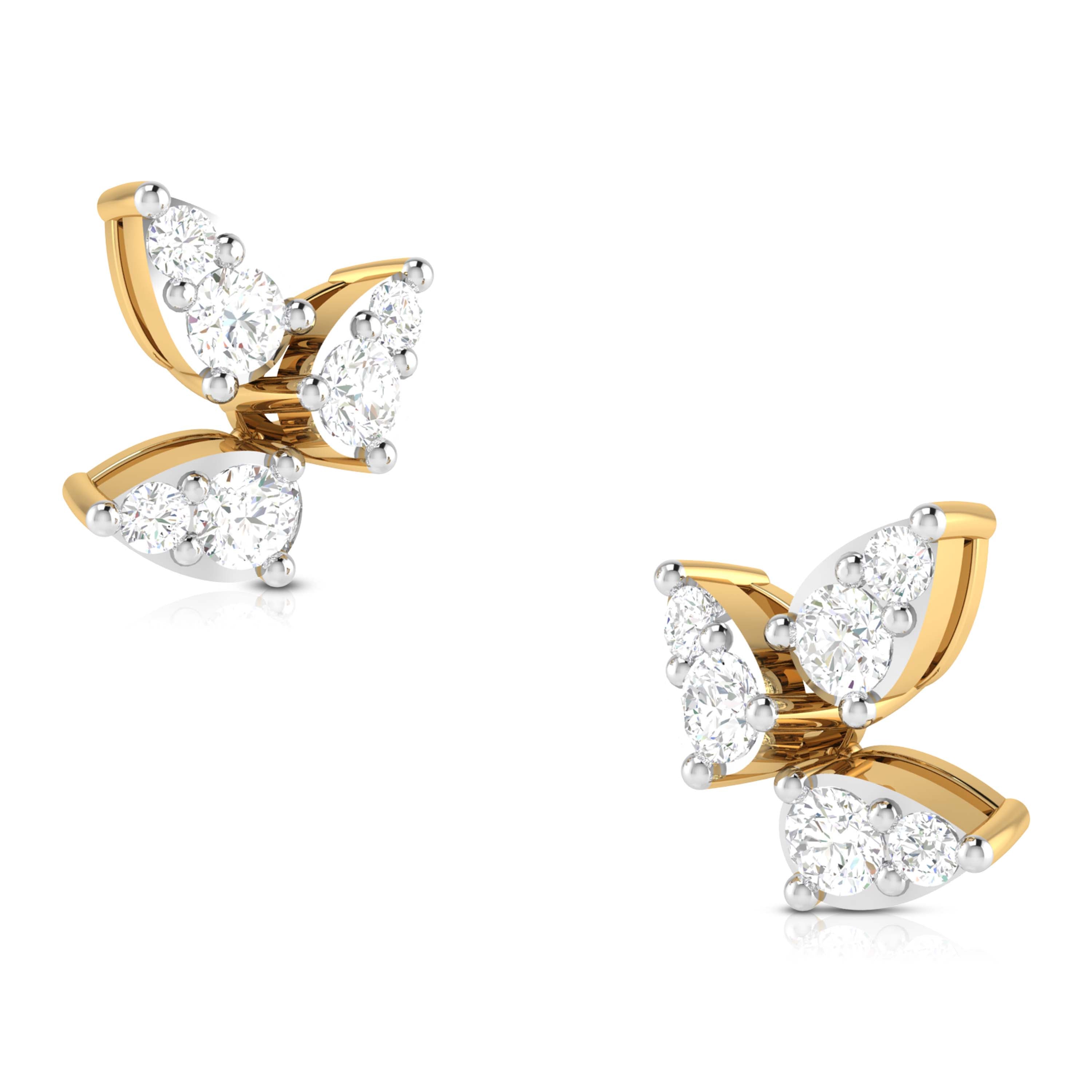 Fancy earrings design Soltar Lab Grown Diamond Earrings Fiona Diamonds