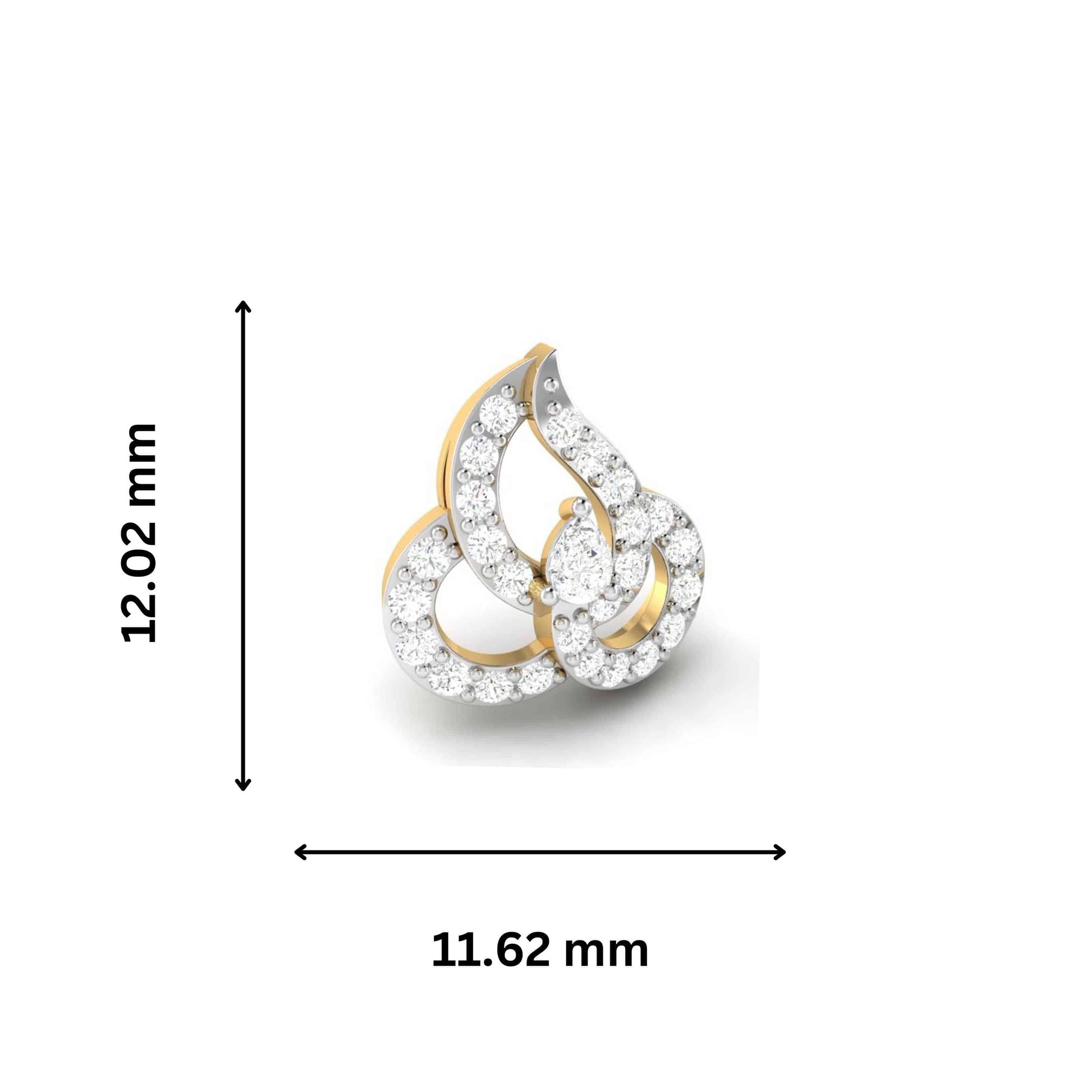 Latest earrings design Genteel Lab Grown Diamond Earrings Fiona Diamonds