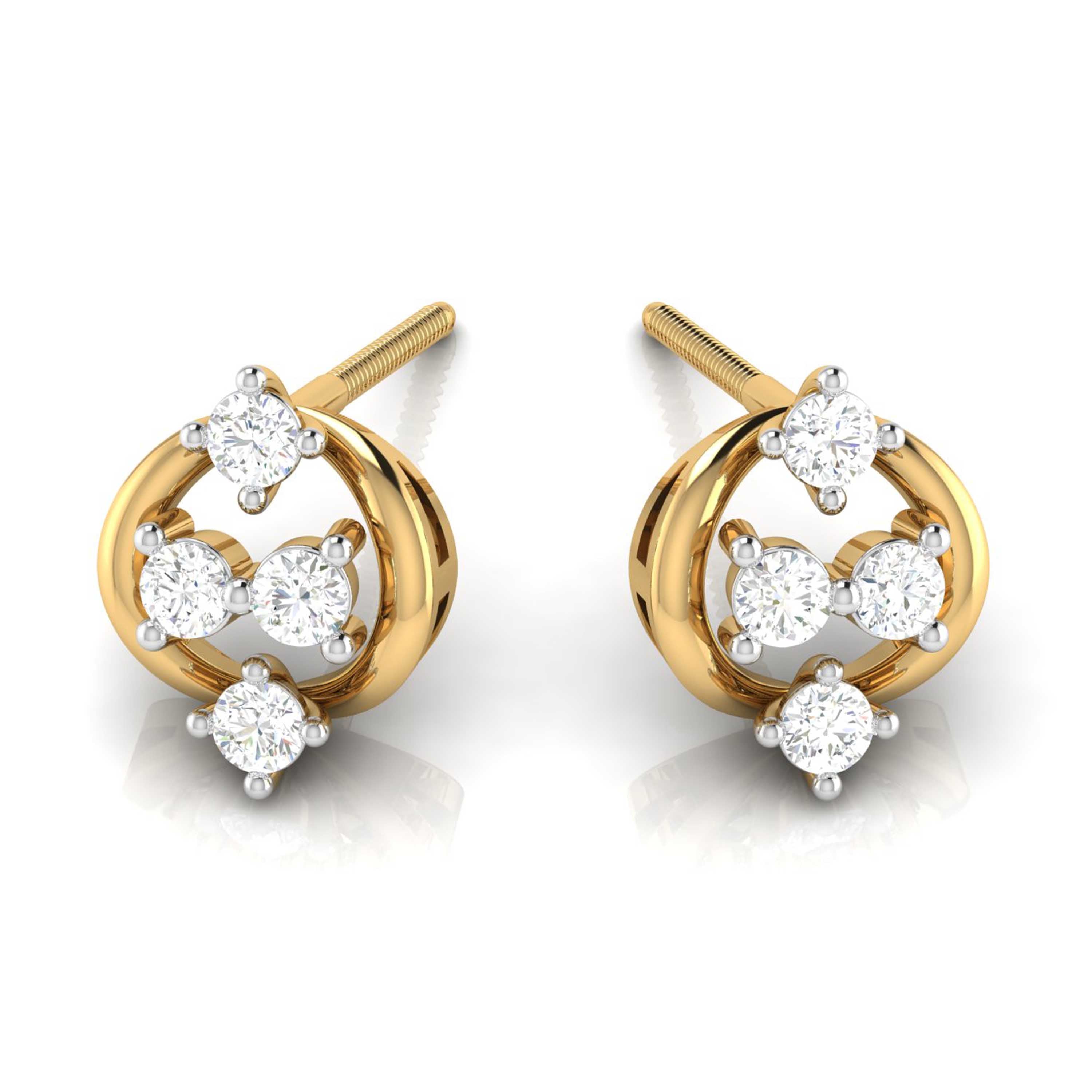 Fancy earrings design Covets Lab Grown Diamond Studs Fiona Diamonds