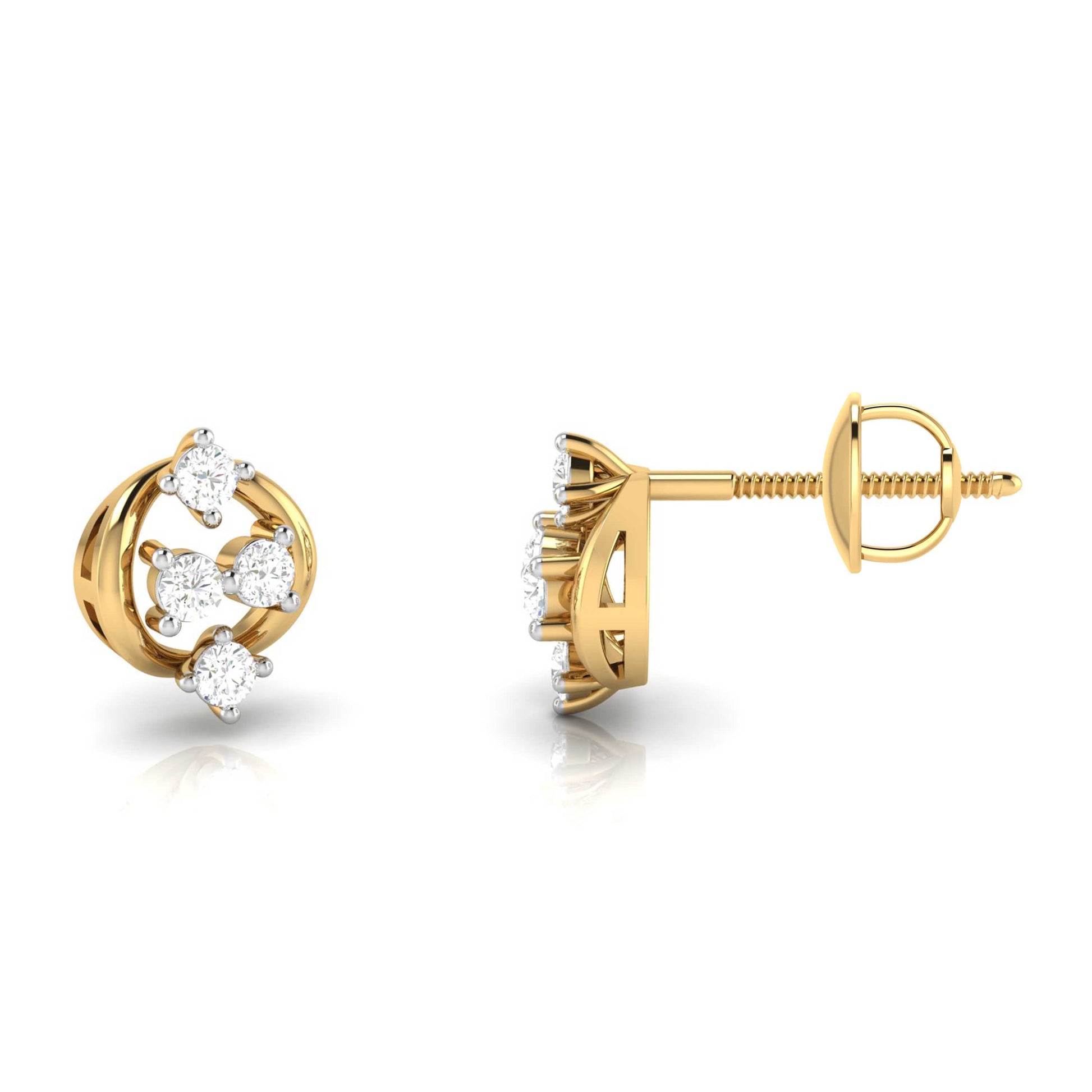 Fancy earrings design Covets Lab Grown Diamond Studs Fiona Diamonds