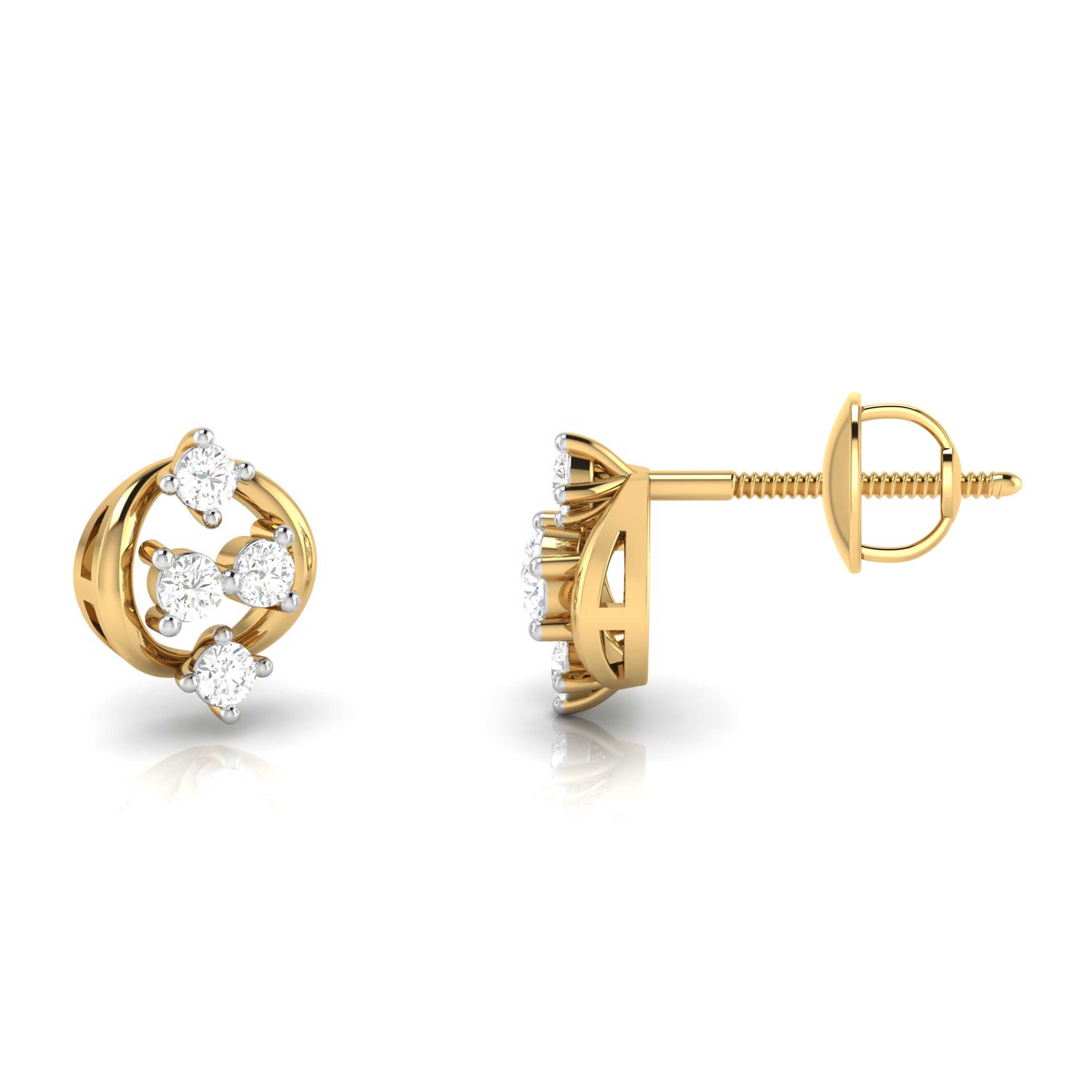 Fancy earrings design Covets Lab Grown Diamond Studs Fiona Diamonds
