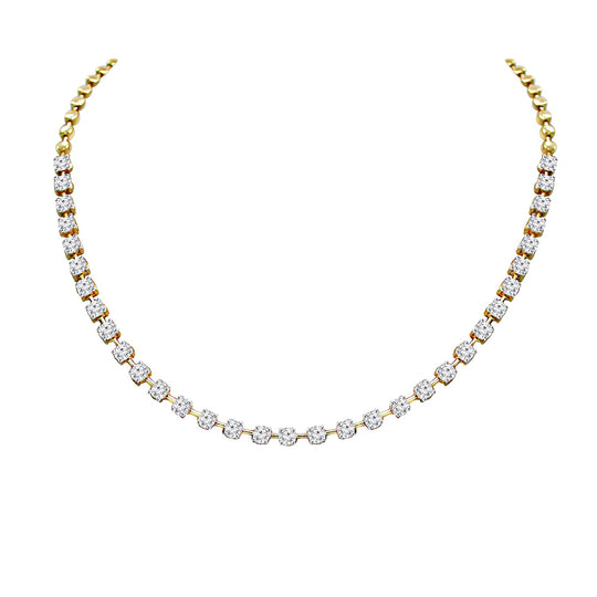 13 Carat Men's Diamond Tennis Necklace Chain 14k White Gold For Sale at  1stDibs | mens diamond tennis necklace, mens tennis necklace, white guy  with chain