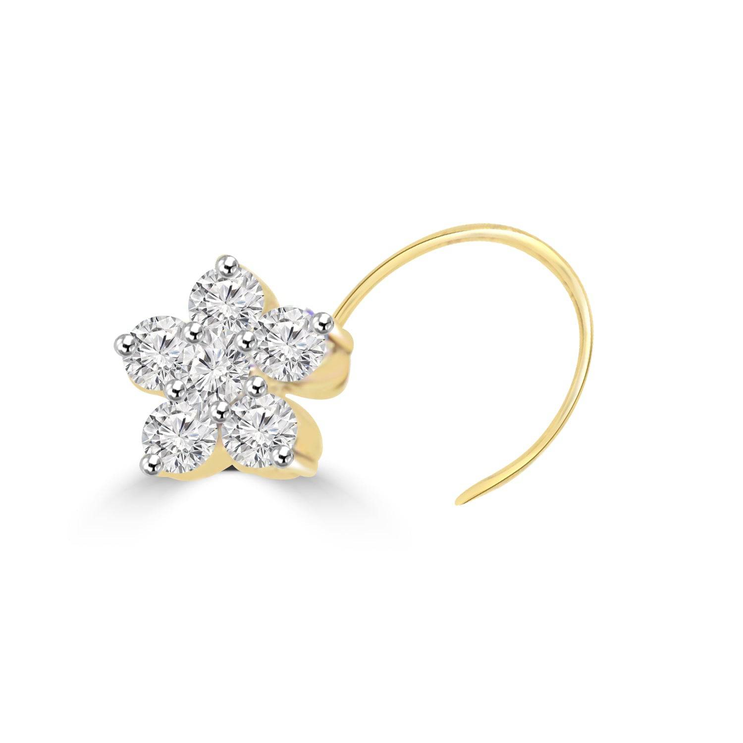 Peal Lab Diamond Nosepin - Fiona Diamonds - Fiona Diamonds