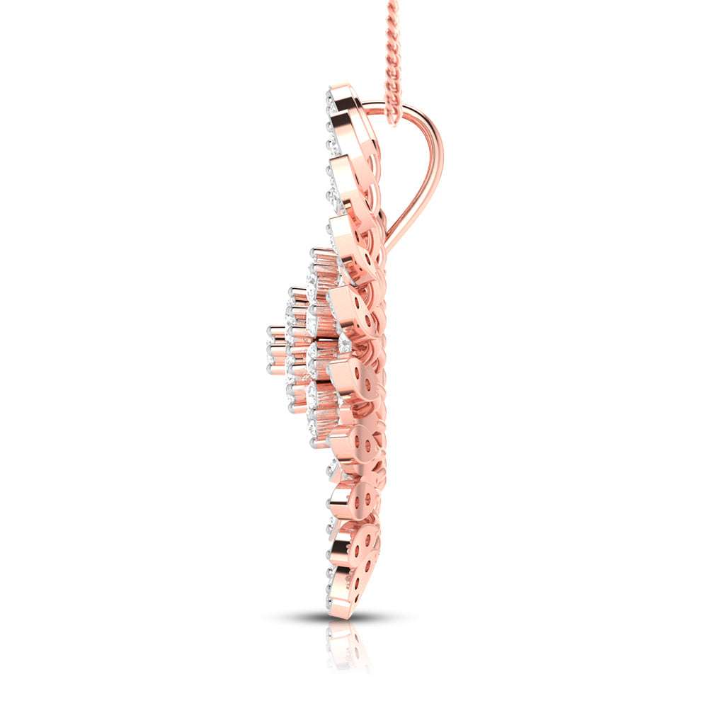 Soleil lab grown diamond pendant designs for female Fiona Diamonds