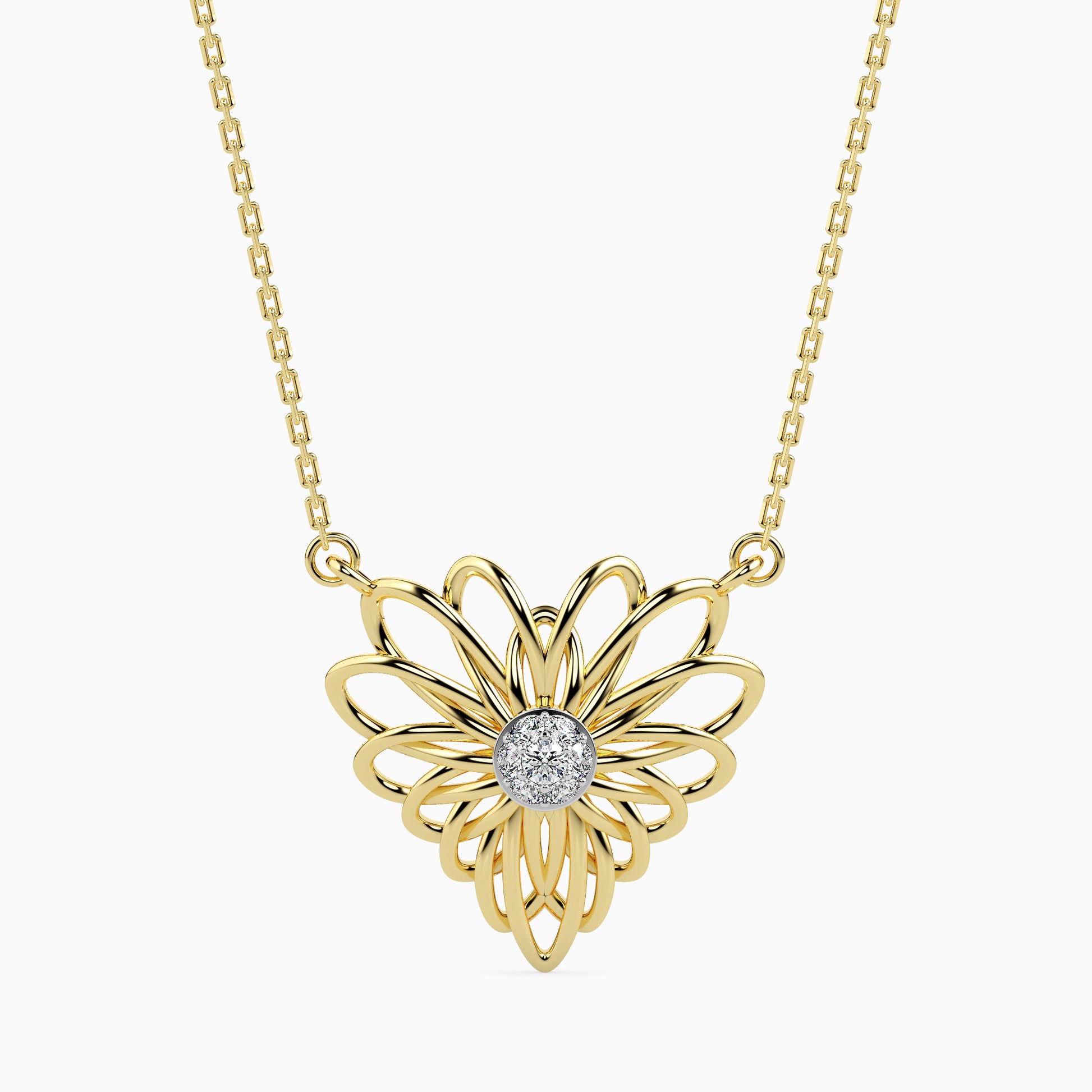 Maze lab grown diamond pendant designs for female Fiona Diamonds