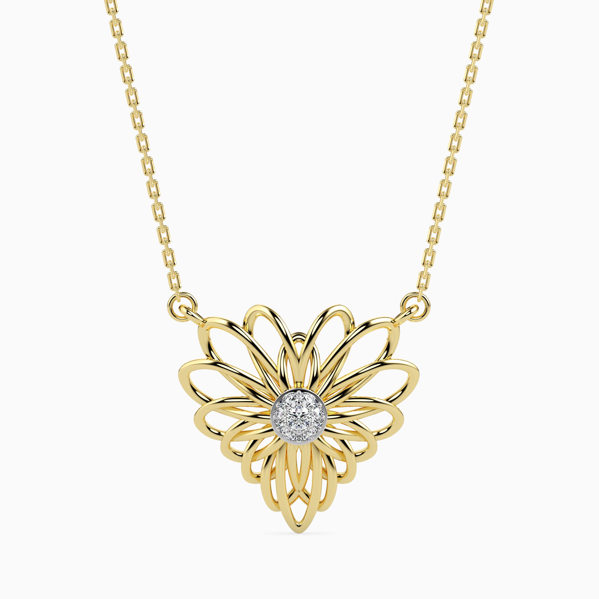 Maze lab grown diamond pendant designs for female Fiona Diamonds