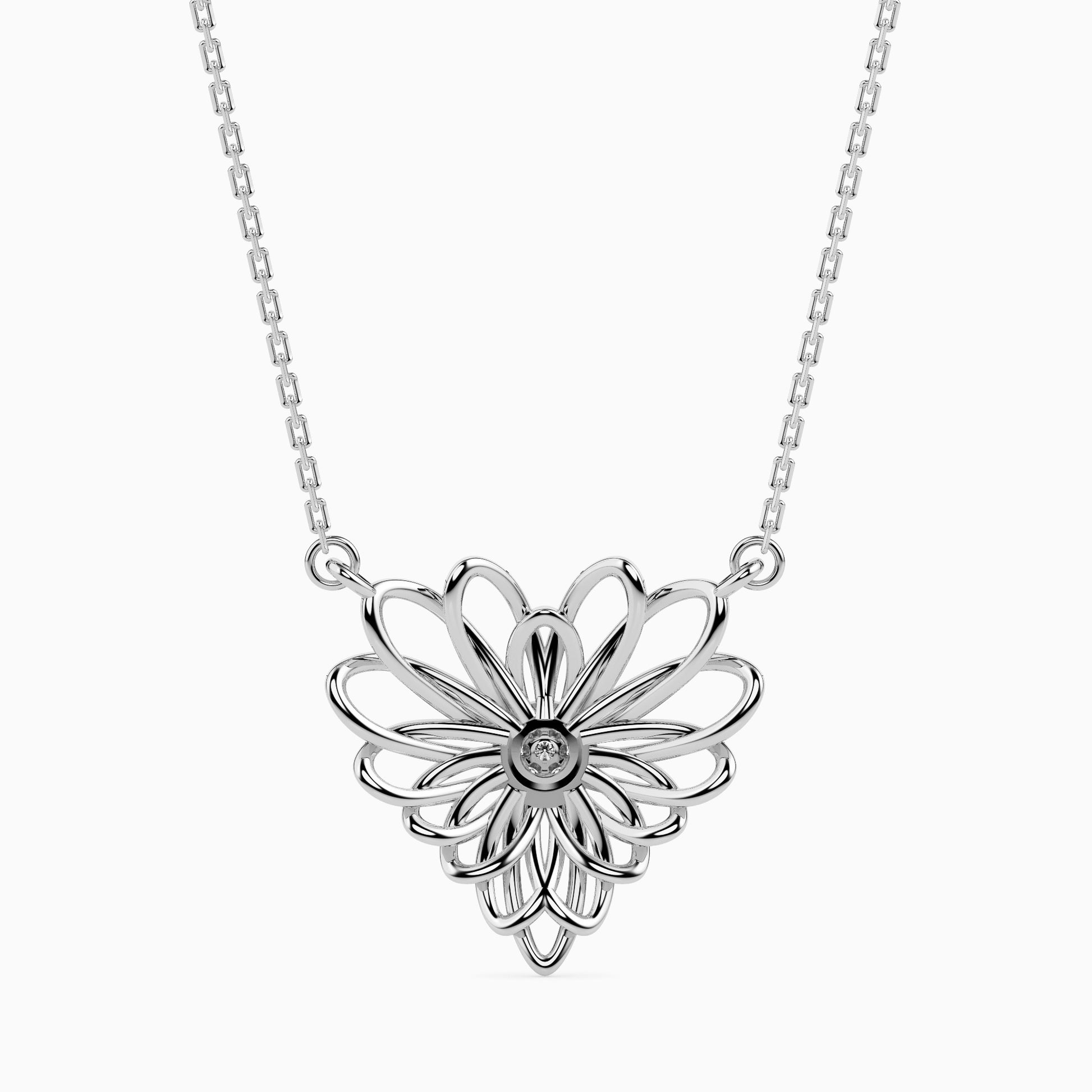 Maze lab grown diamond pendant designs for female Fiona Diamonds