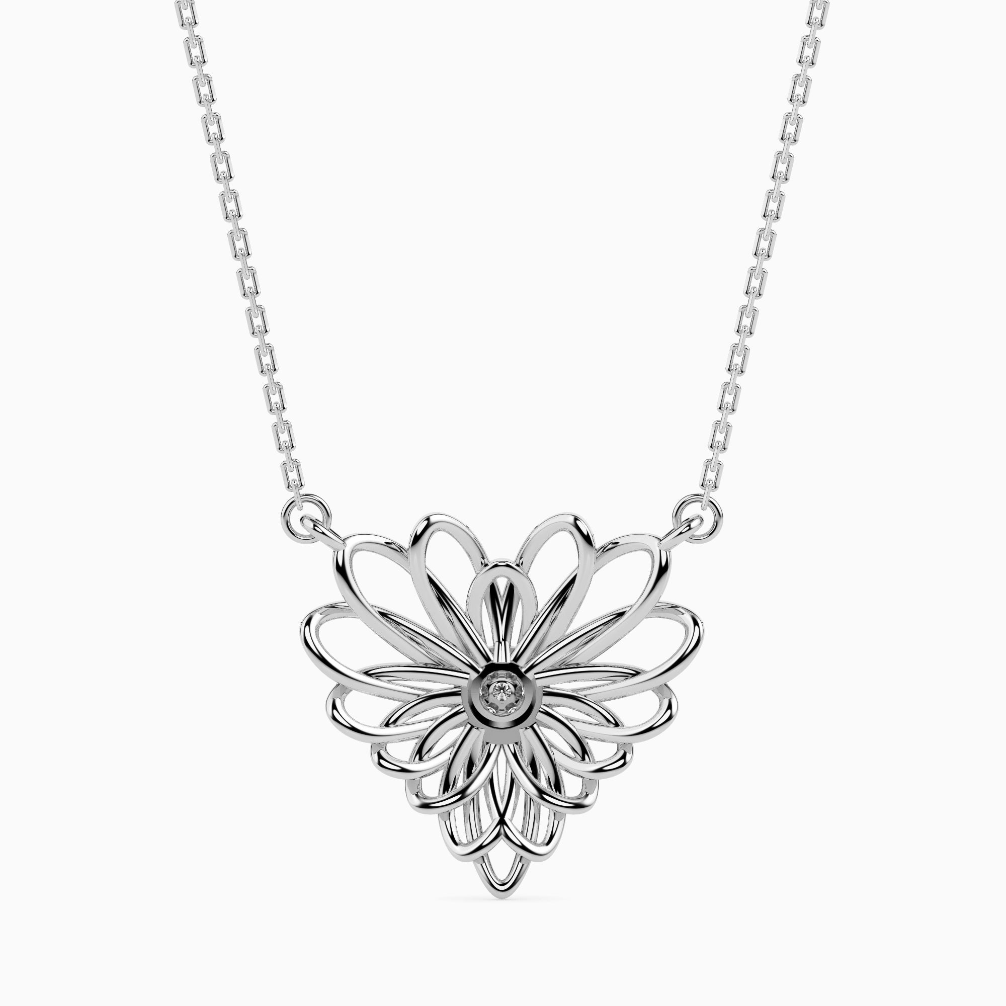 Maze lab grown diamond pendant designs for female Fiona Diamonds