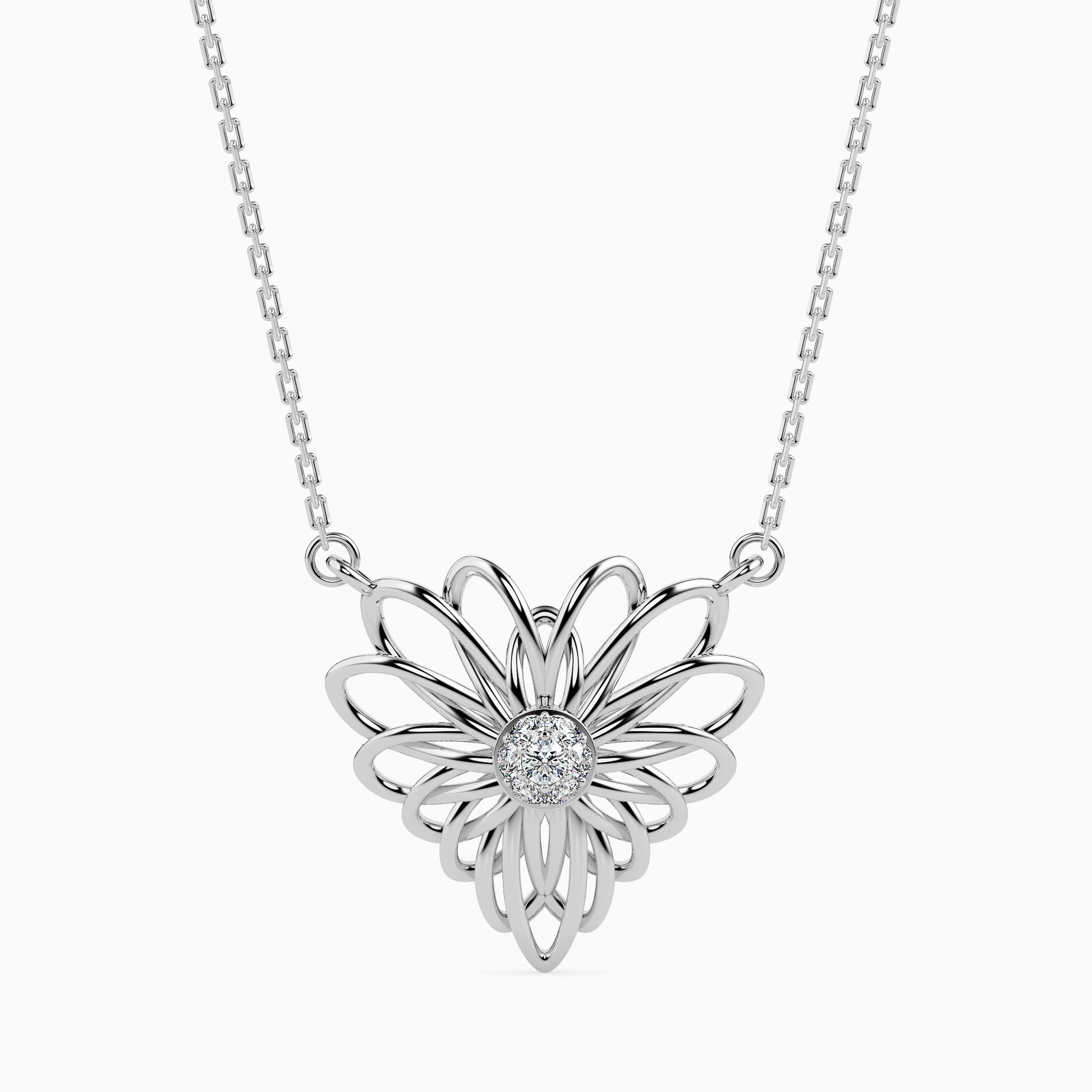 Maze lab grown diamond pendant designs for female Fiona Diamonds