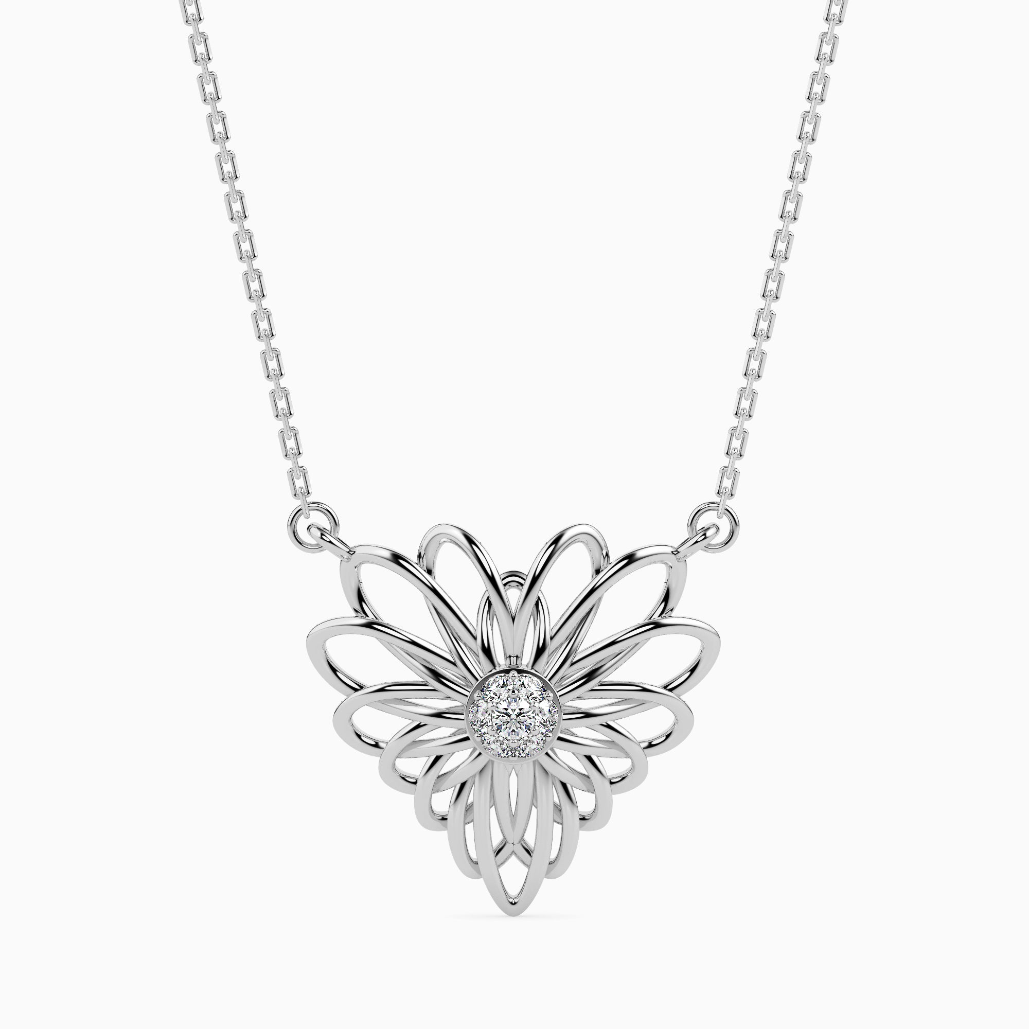 Maze lab grown diamond pendant designs for female Fiona Diamonds