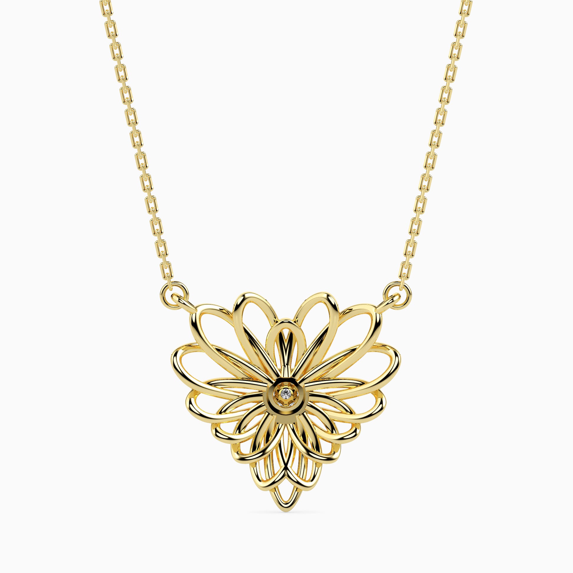 Maze lab grown diamond pendant designs for female Fiona Diamonds