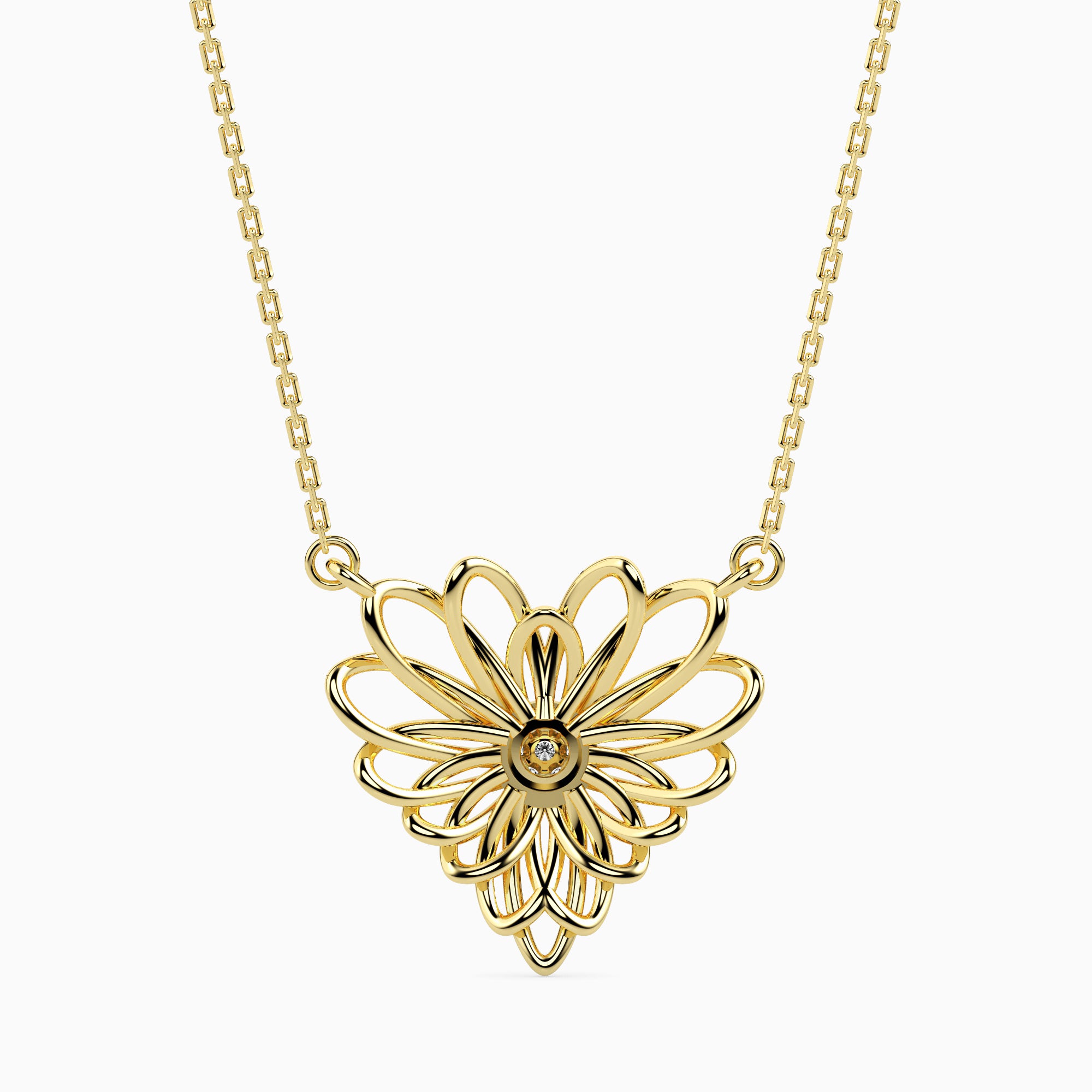 Maze lab grown diamond pendant designs for female Fiona Diamonds