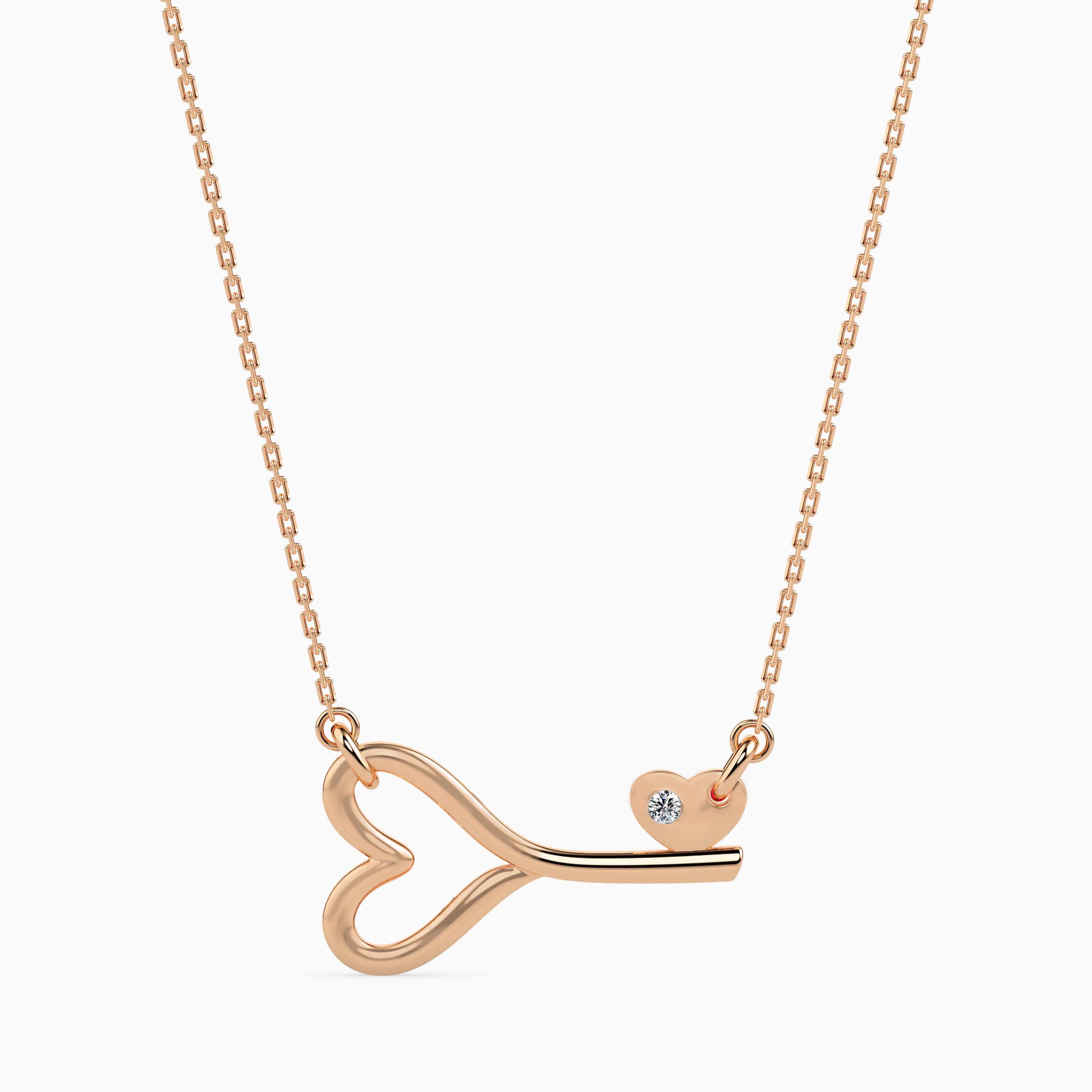 Whimay lab grown diamond pendant designs for female Fiona Diamonds