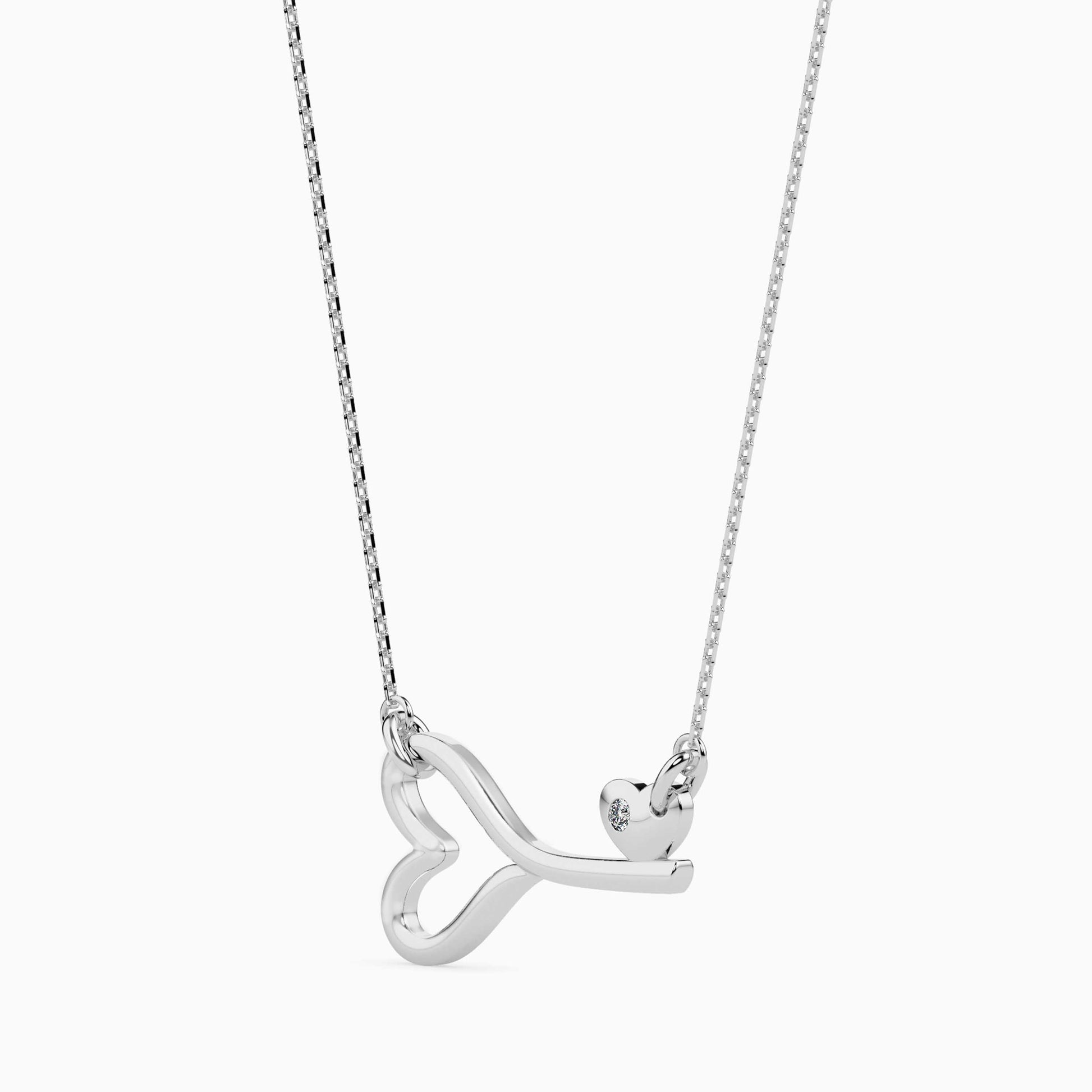 Whimay lab grown diamond pendant designs for female Fiona Diamonds