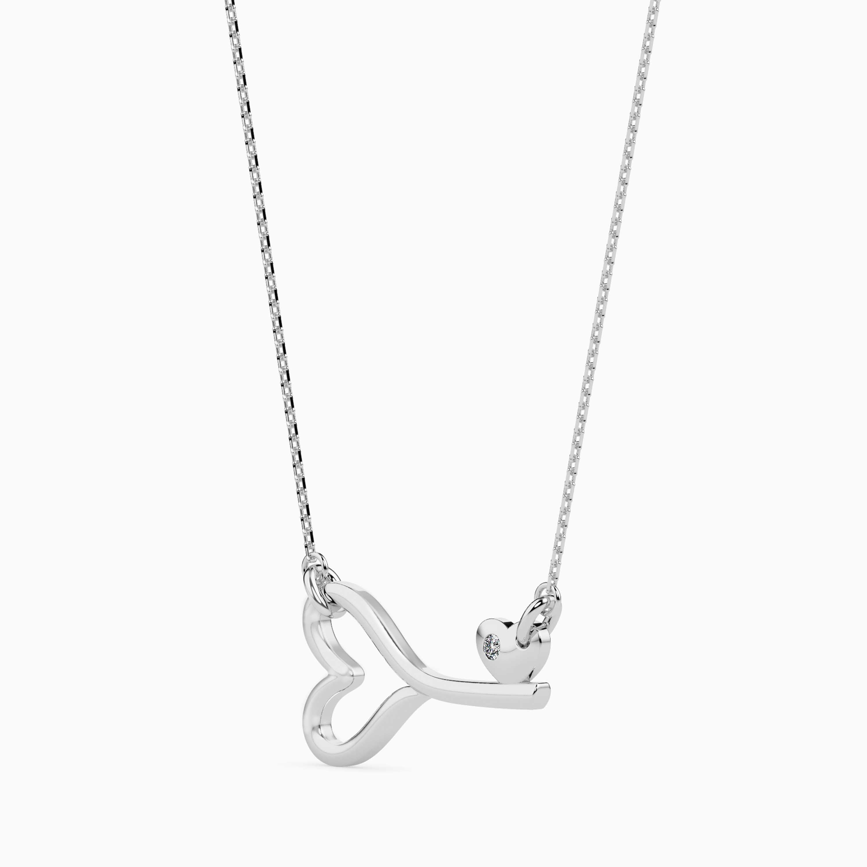 Whimay lab grown diamond pendant designs for female Fiona Diamonds