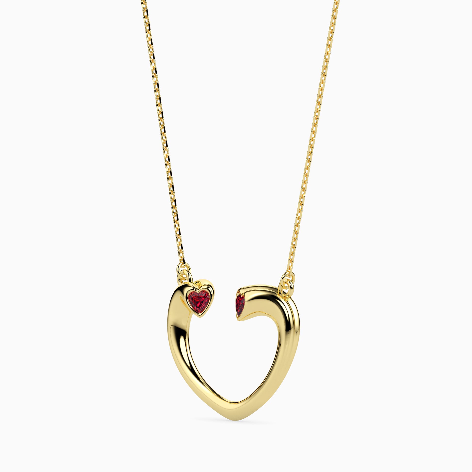 Poisny lab grown diamond pendant designs for female Fiona Diamonds