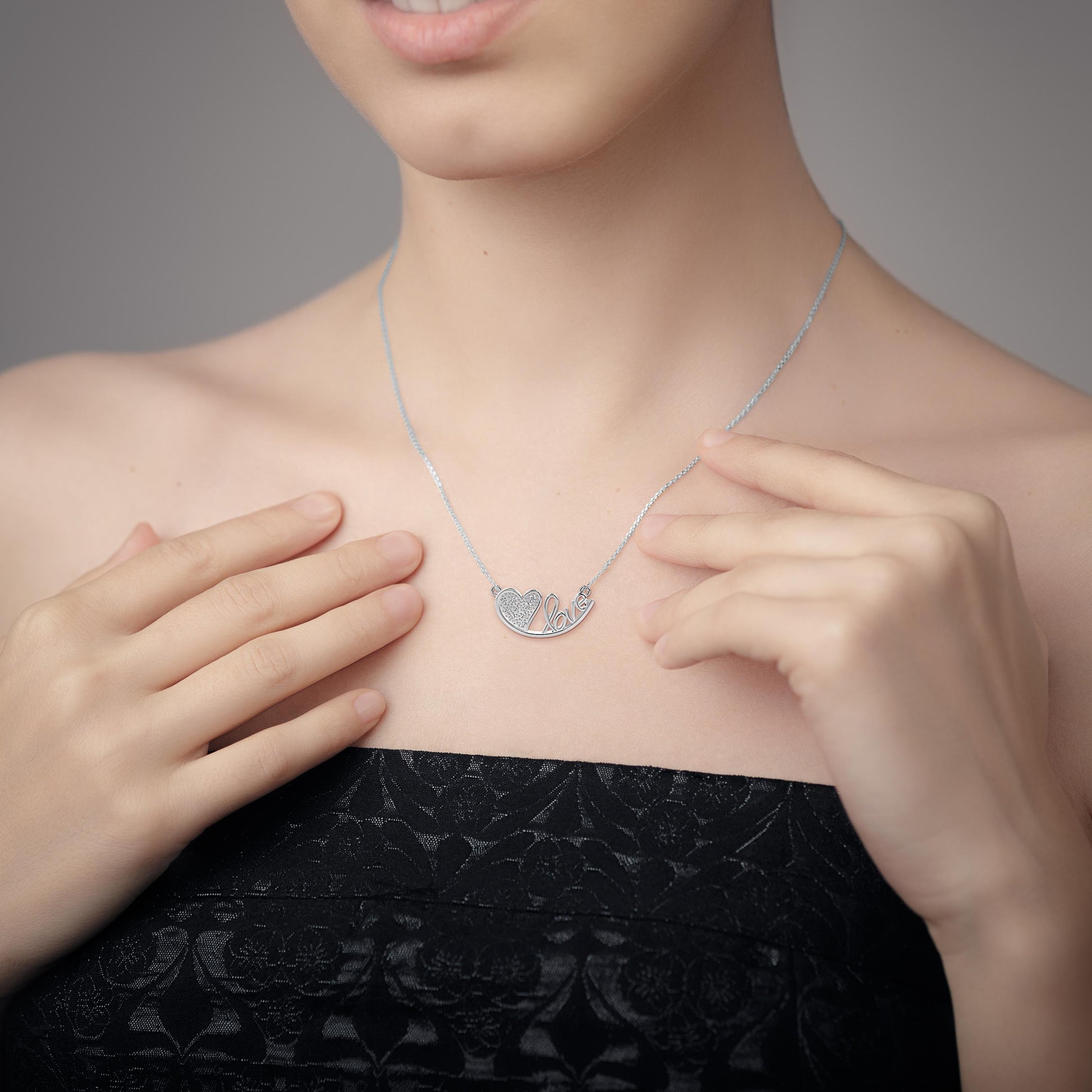 Smiten lab grown diamond pendant designs for female Fiona Diamonds